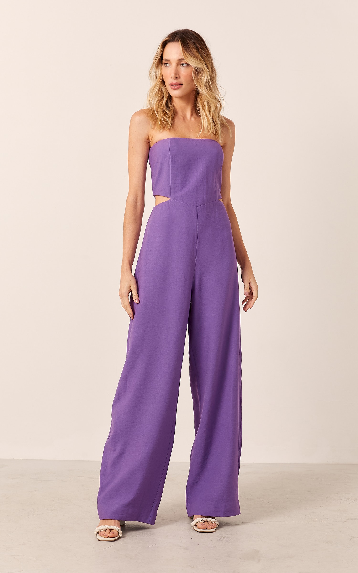 Macacão Pérola Corset Roxo