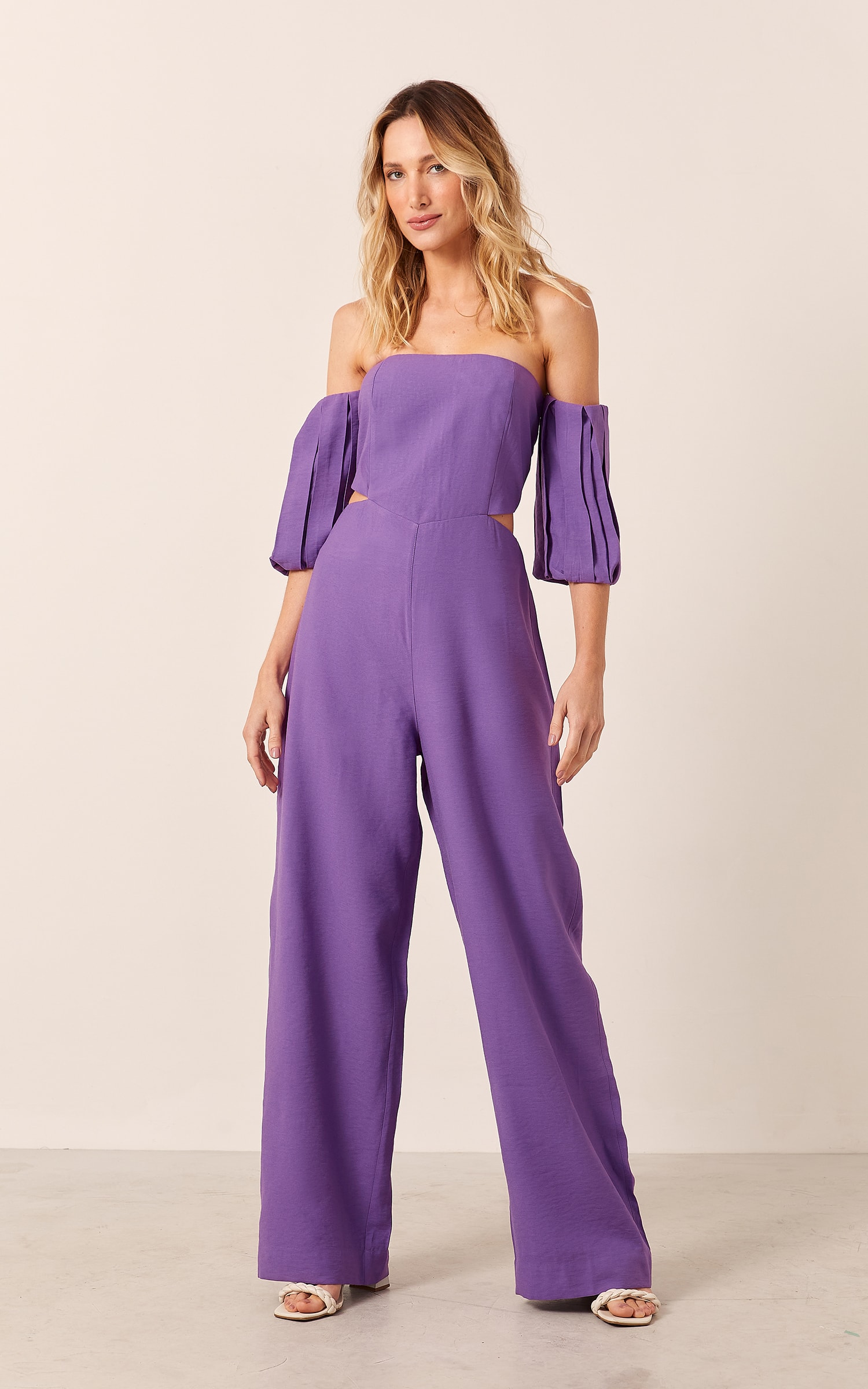 Macacão Pérola Corset Roxo