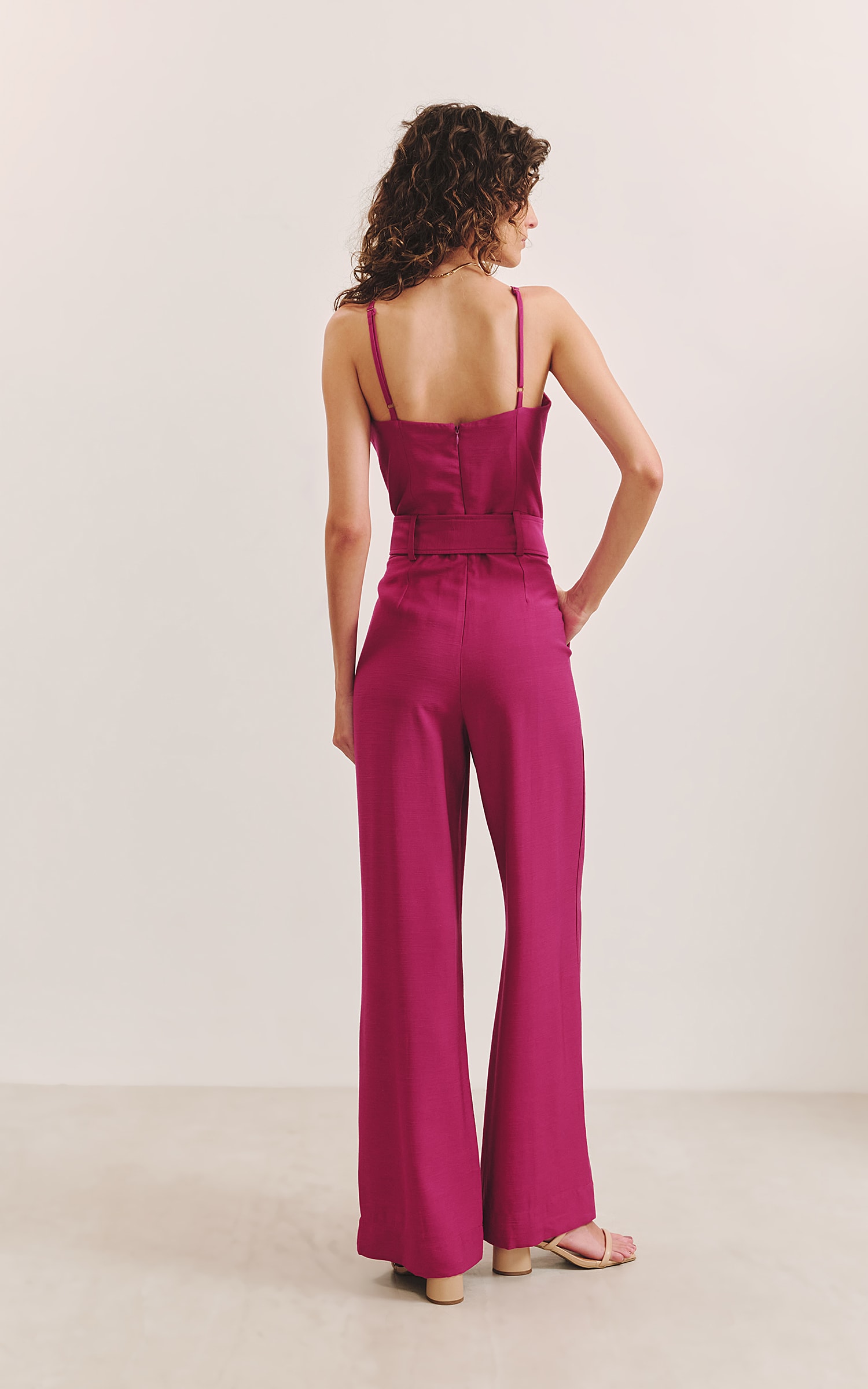 Macacao Sublime Meia Taca Fucsia