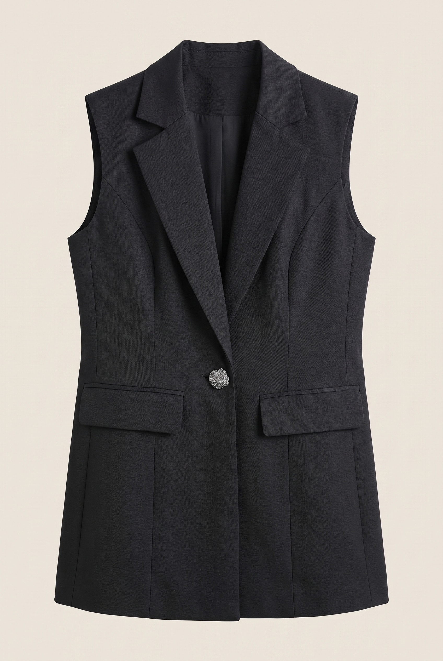 Maxi Colete Disco Preto
