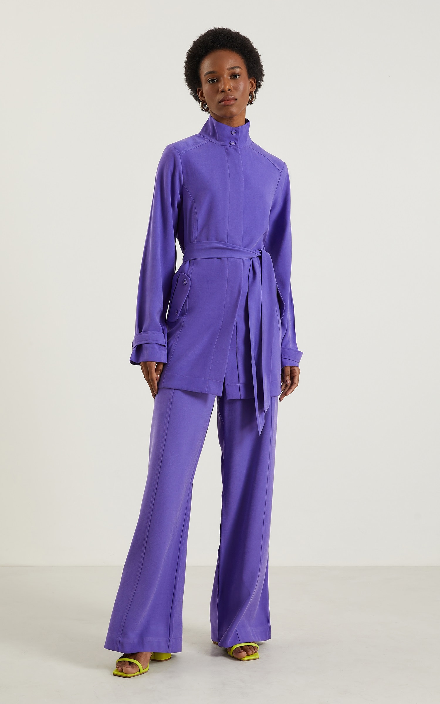 Overtop Velvet Com Faixa Ametista