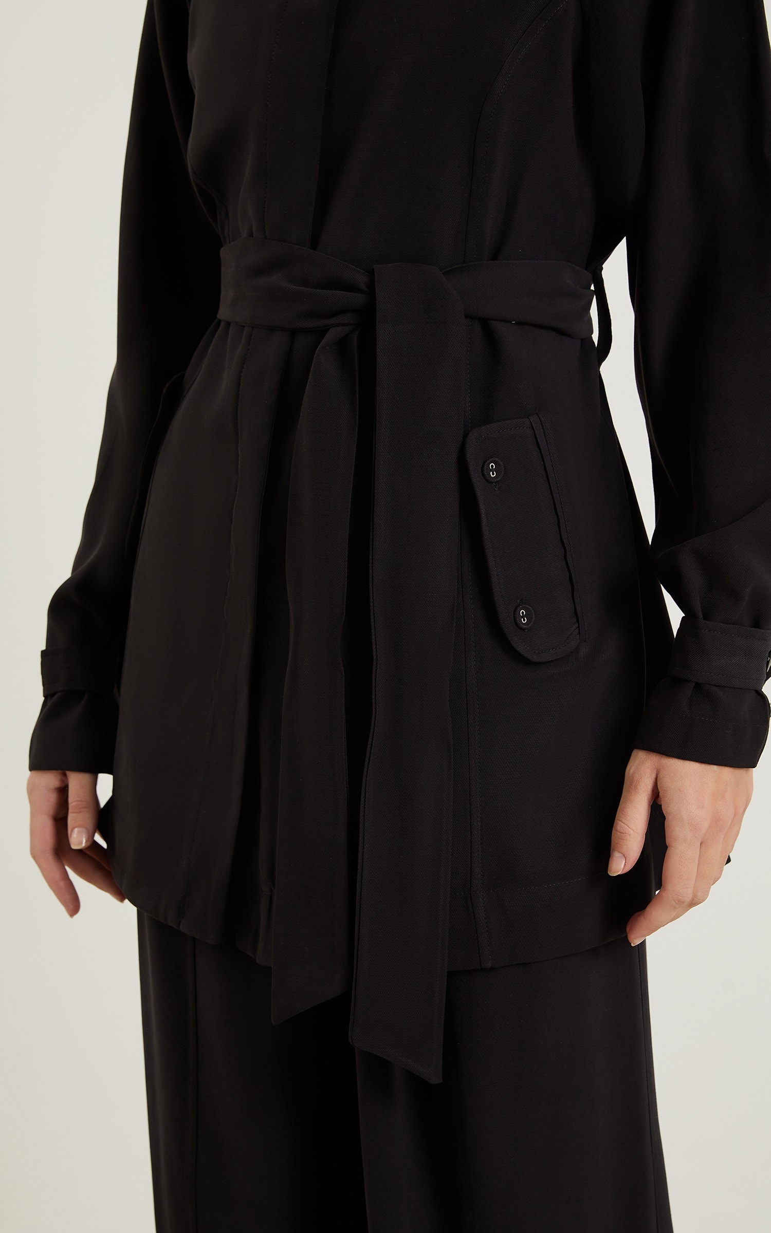 Overtop Velvet Com Faixa Preto