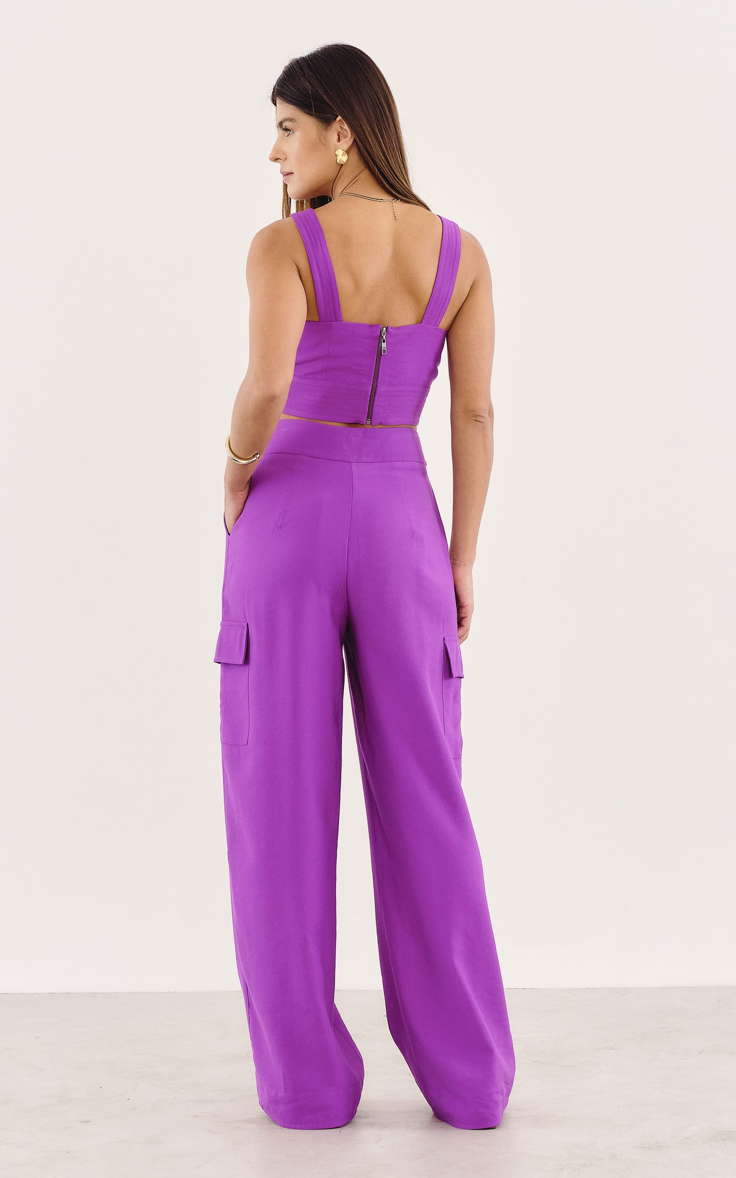 Pantalona Abrigo Roxo