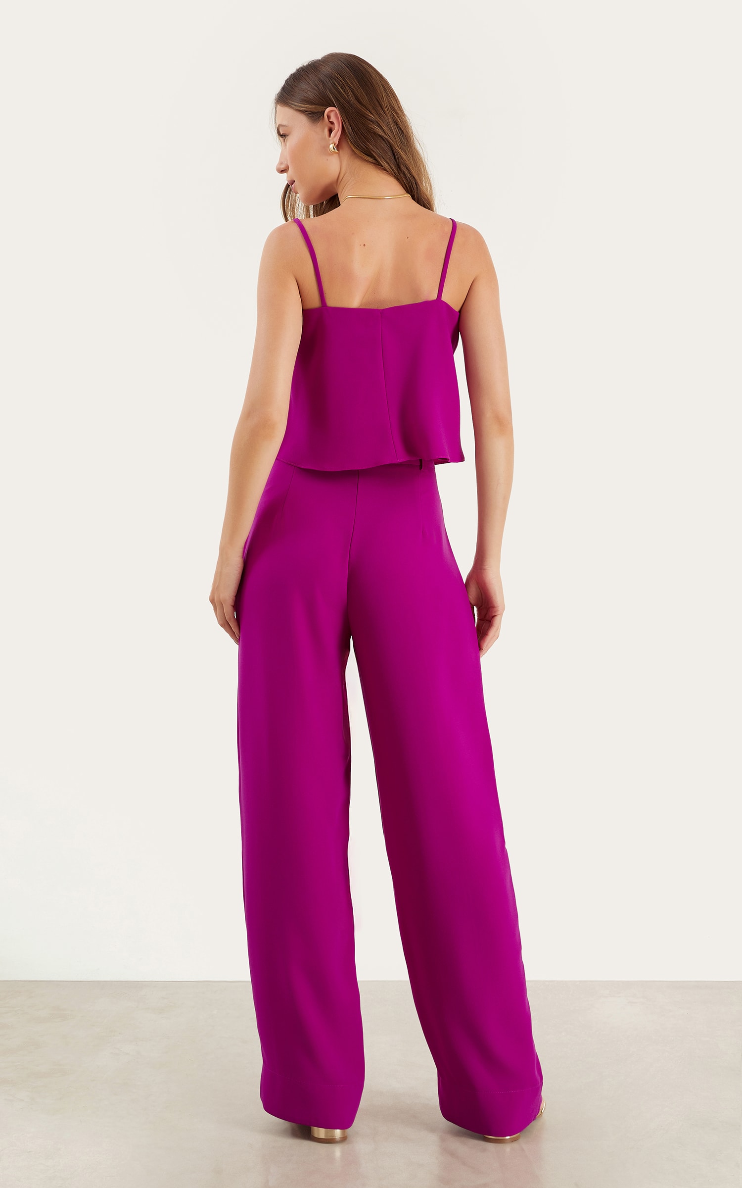 Pantalona Alfaiataria Living Fucsia
