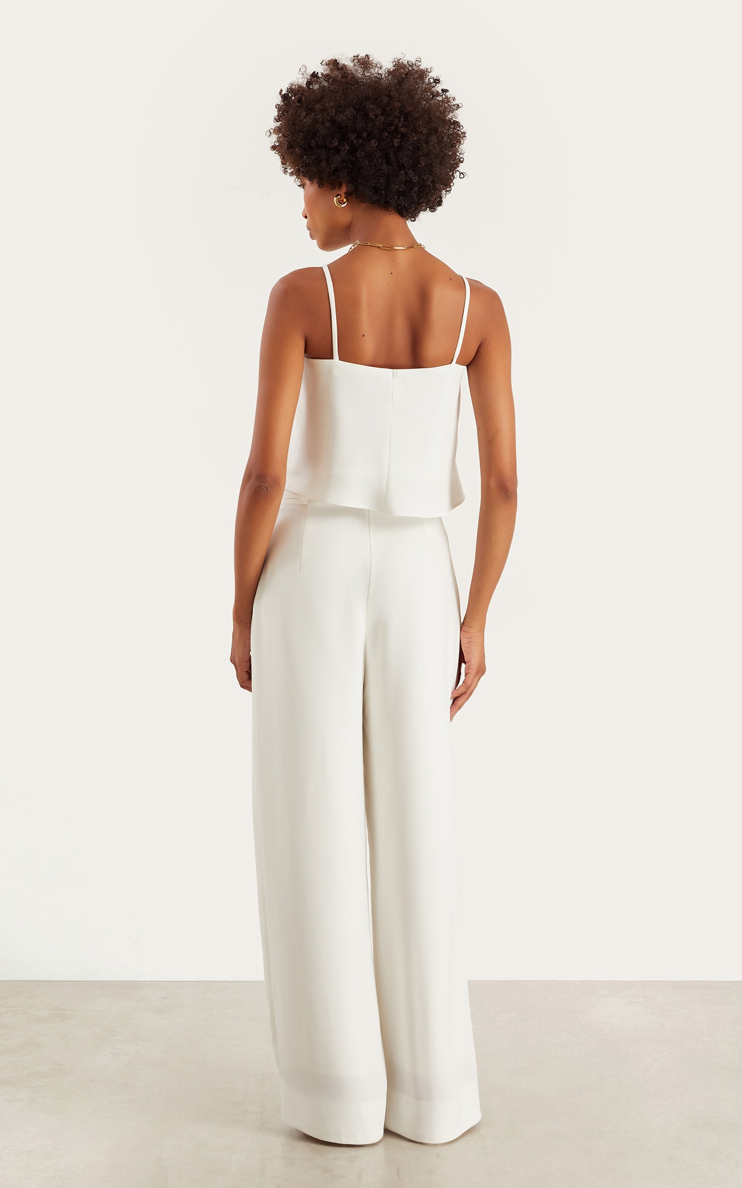 Pantalona Alfaiataria Living Off White
