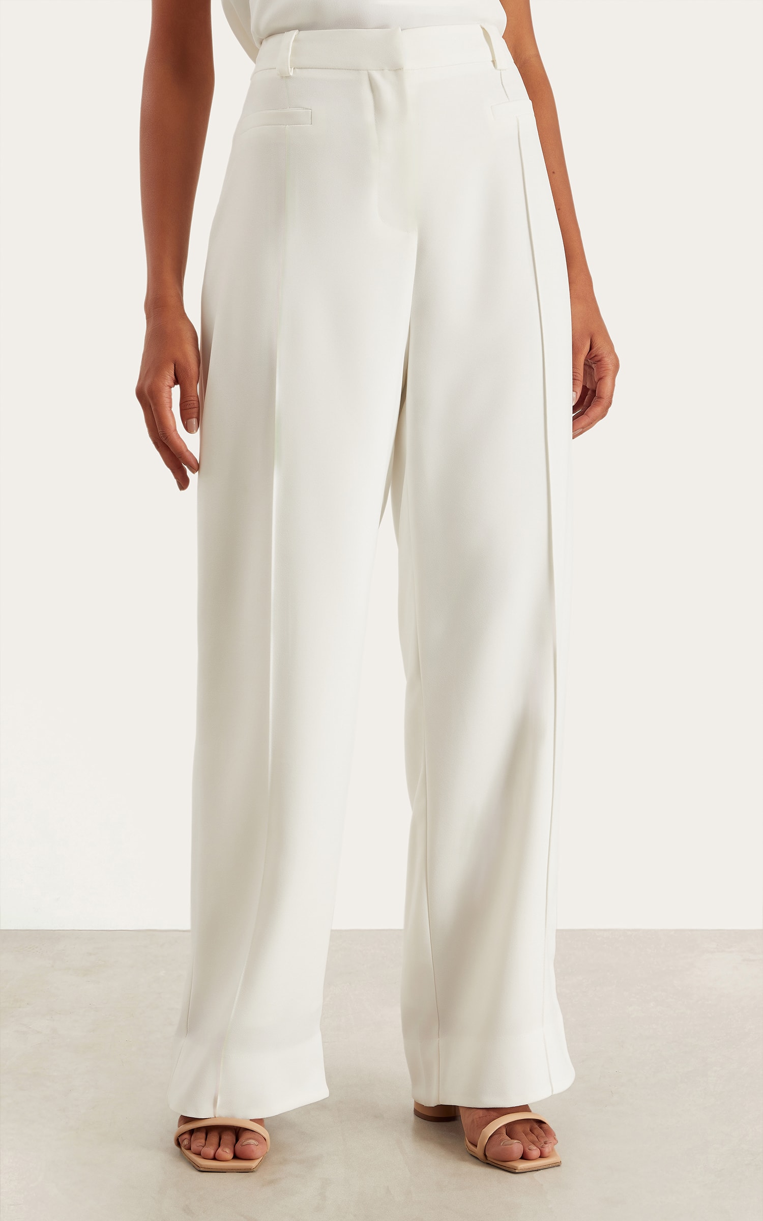 Pantalona Alfaiataria Living Off White
