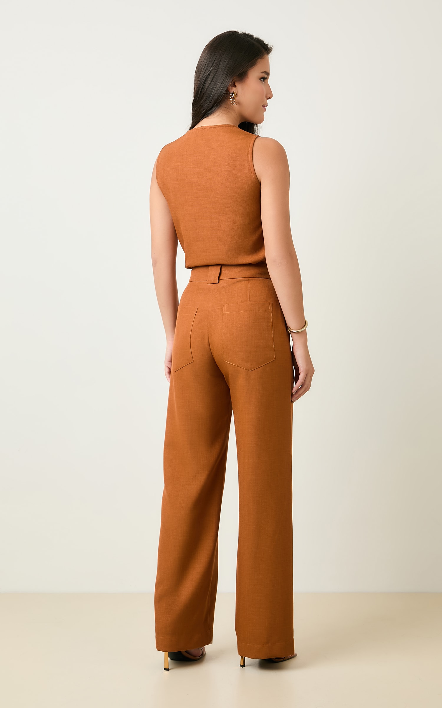 Pantalona Basic Sculp Doce de Leite