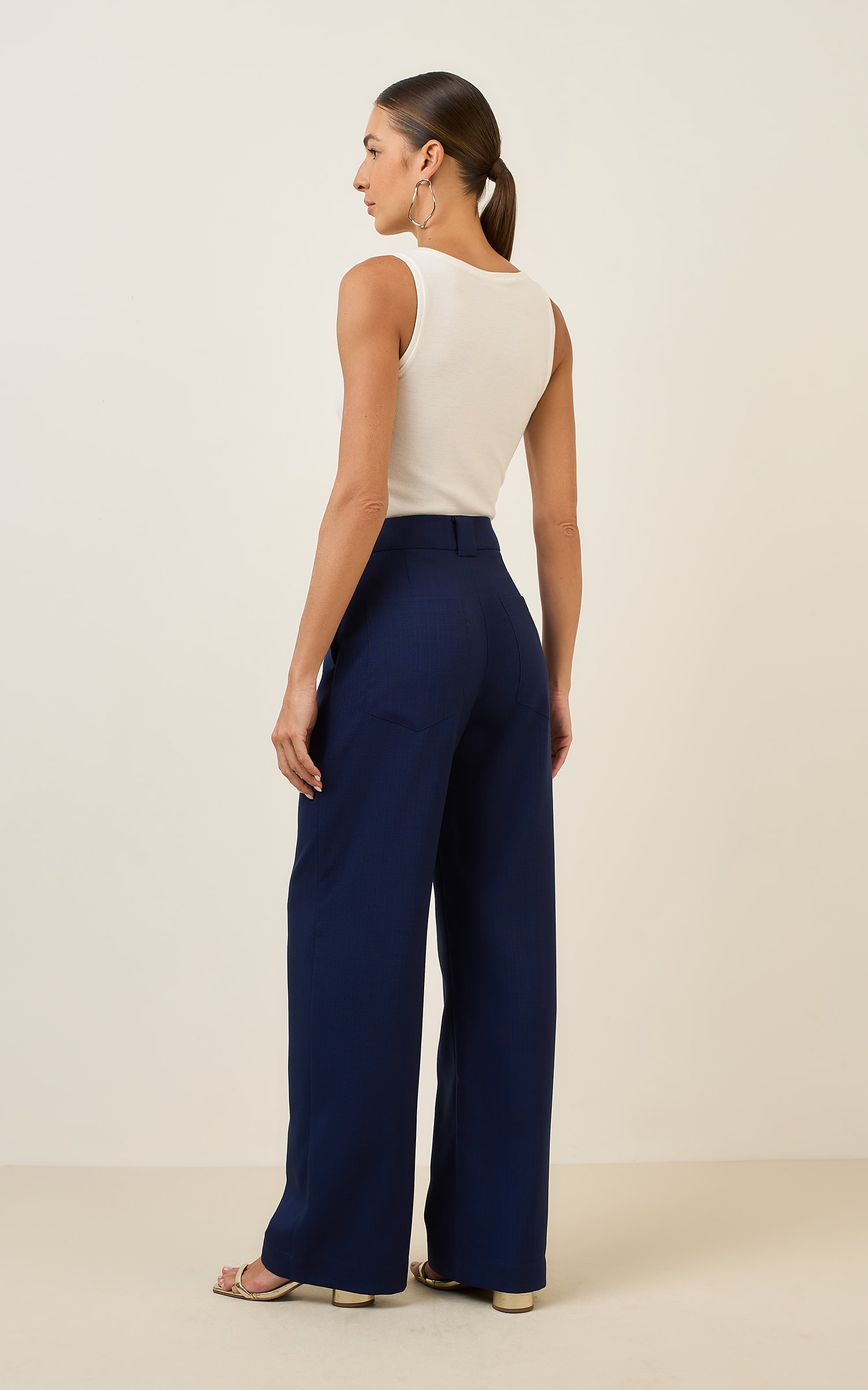Pantalona Basic Sculp Marinho