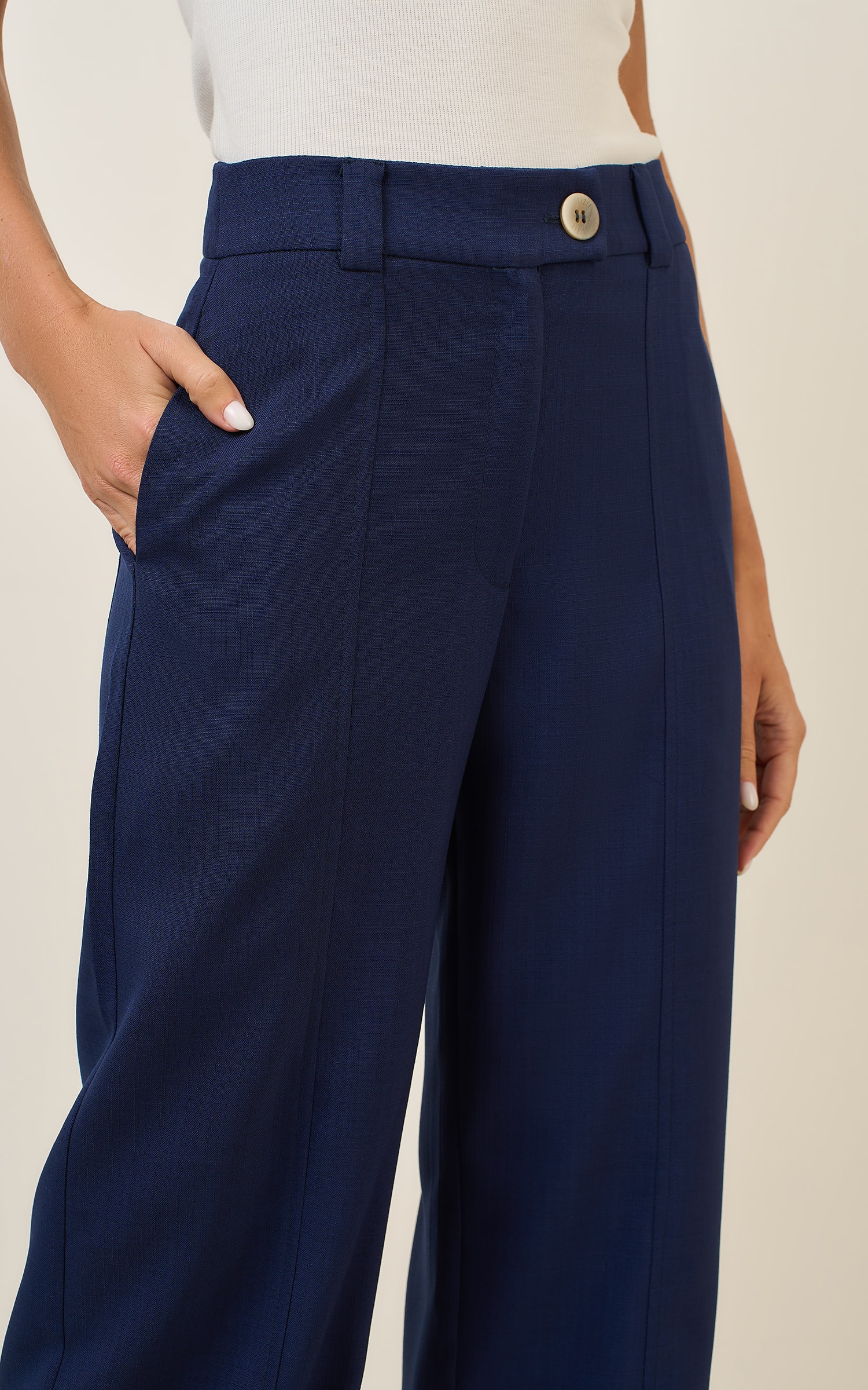Pantalona Basic Sculp Marinho