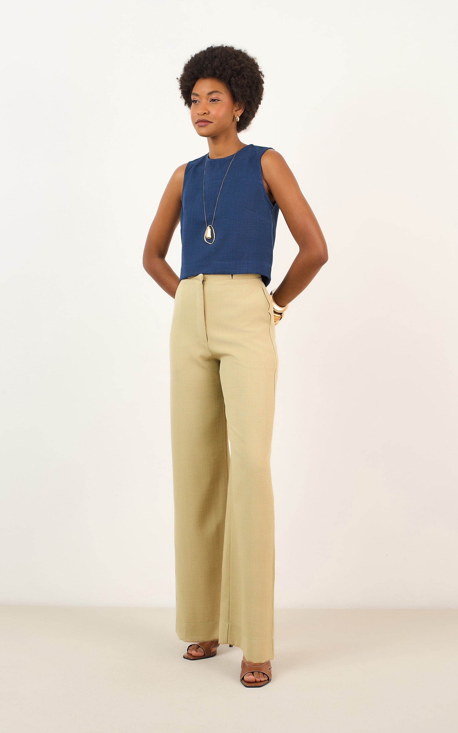 Pantalona Basic Street Cha Verde