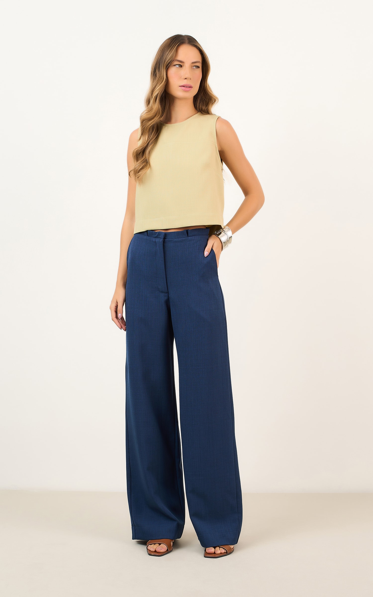 Pantalona Basic Street Marinho