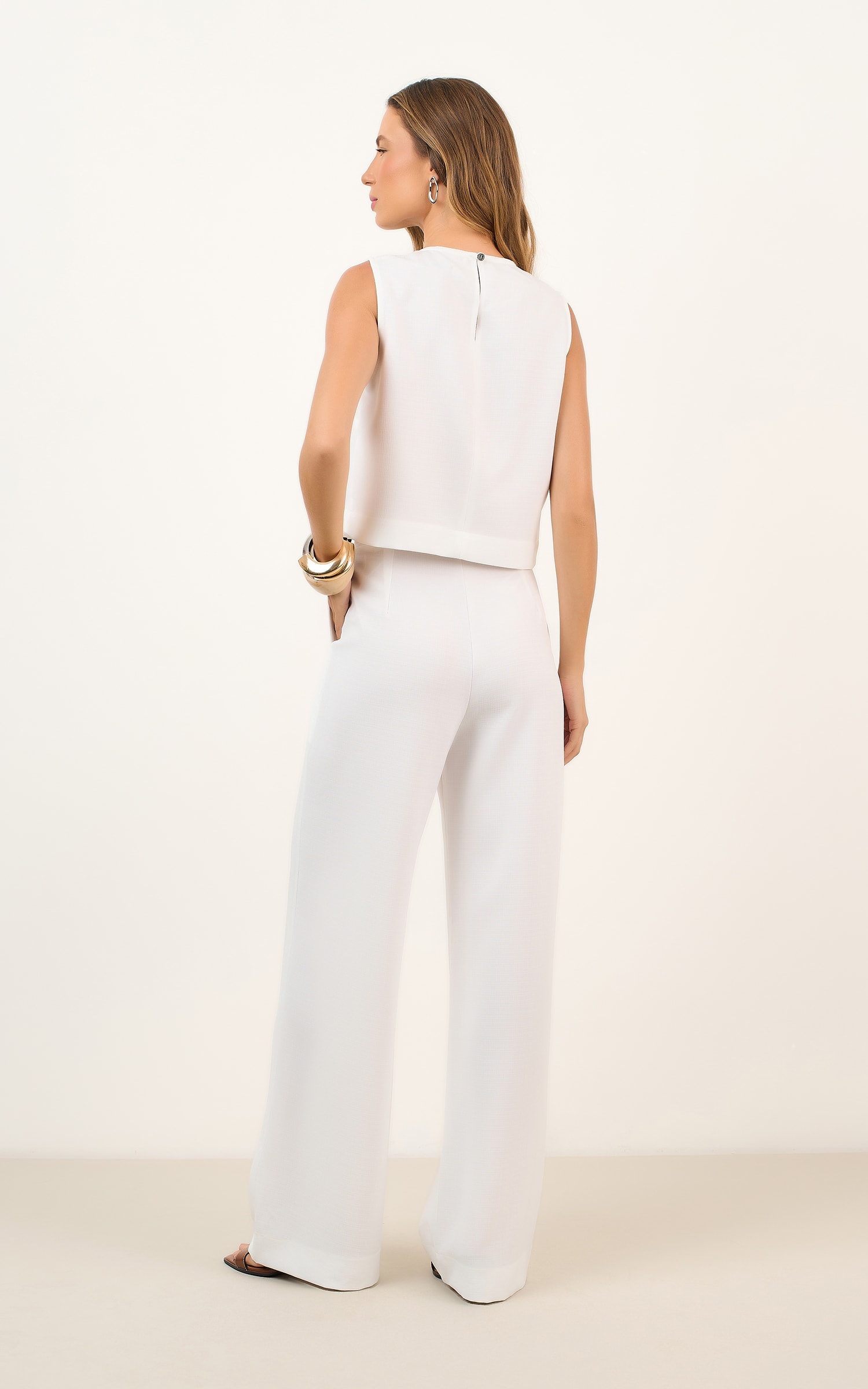Pantalona Basic Street Off White
