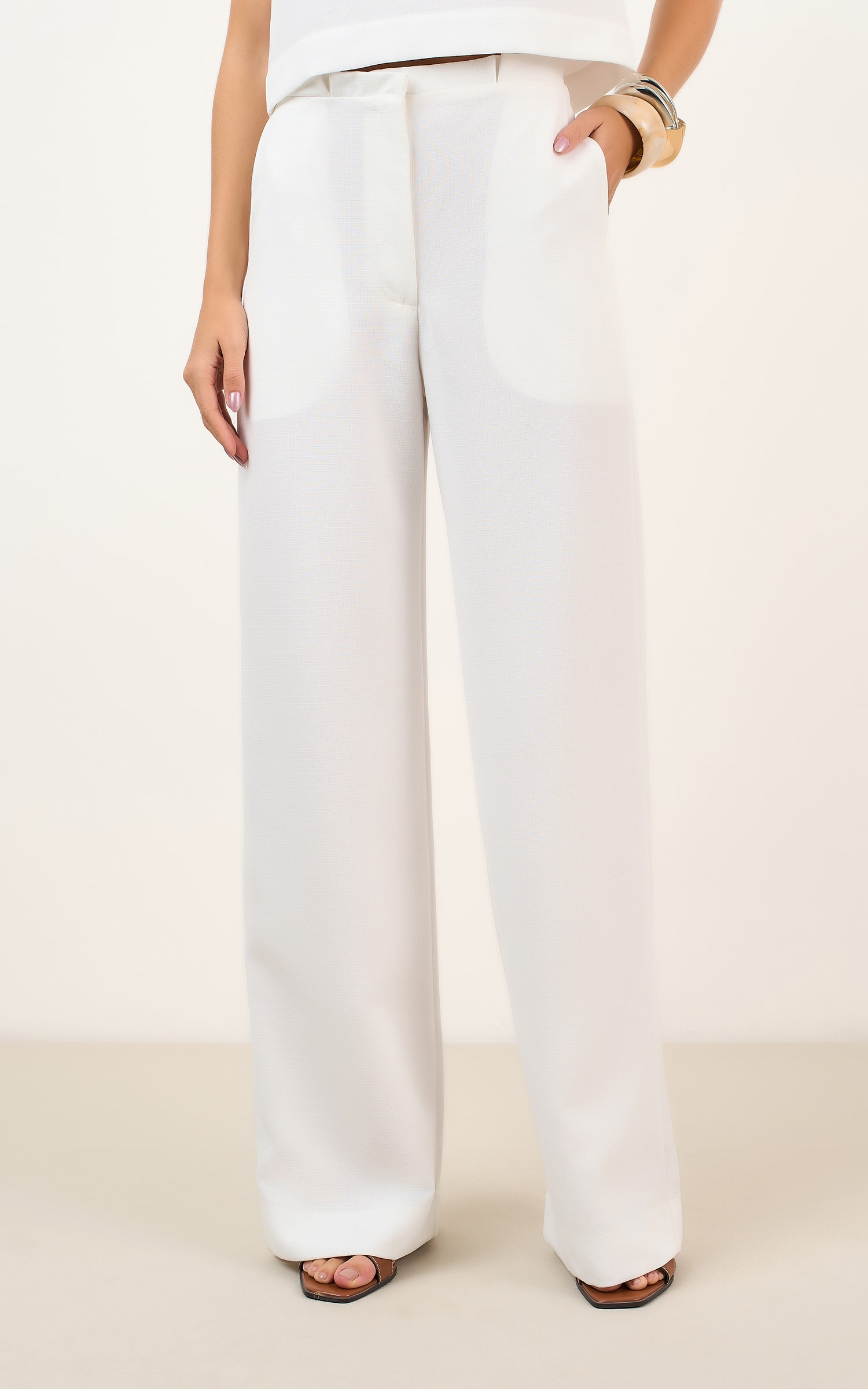 Pantalona Basic Street Off White