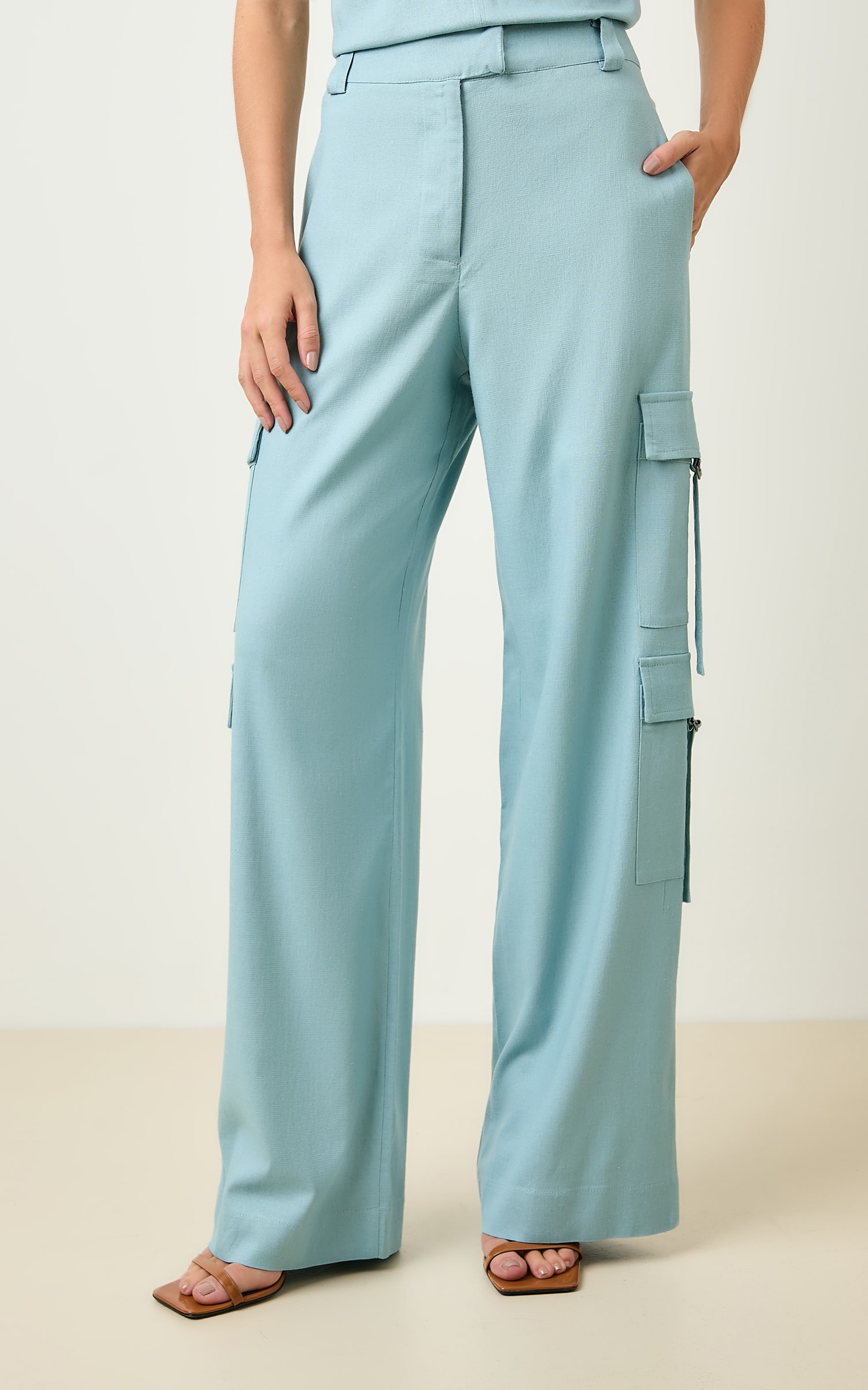 Pantalona Bolsos Ipanema Azul Sereno