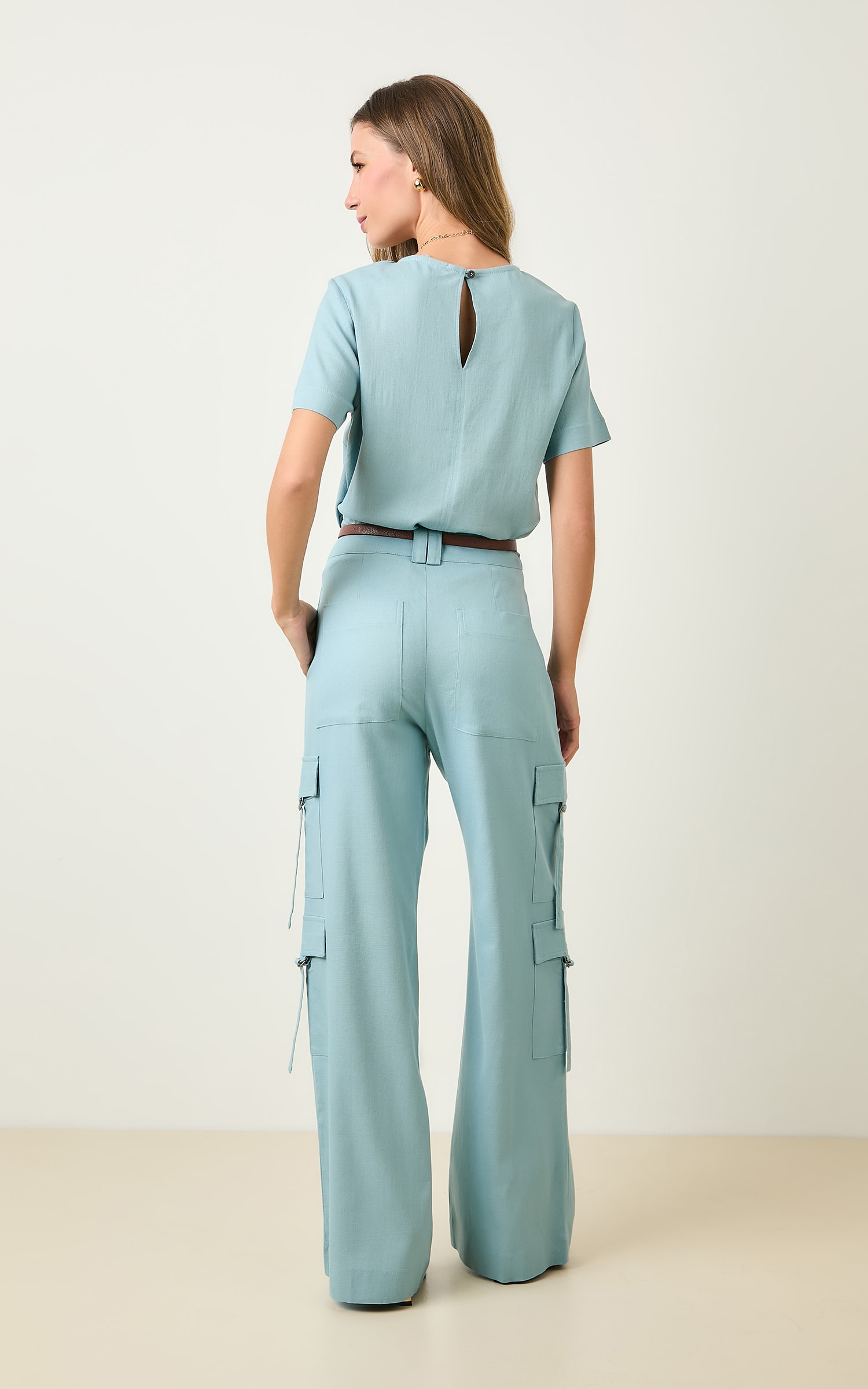 Pantalona Bolsos Ipanema Azul Sereno