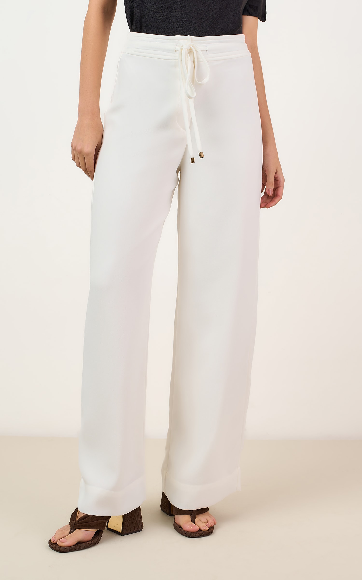 Pantalona Brulee Off White
