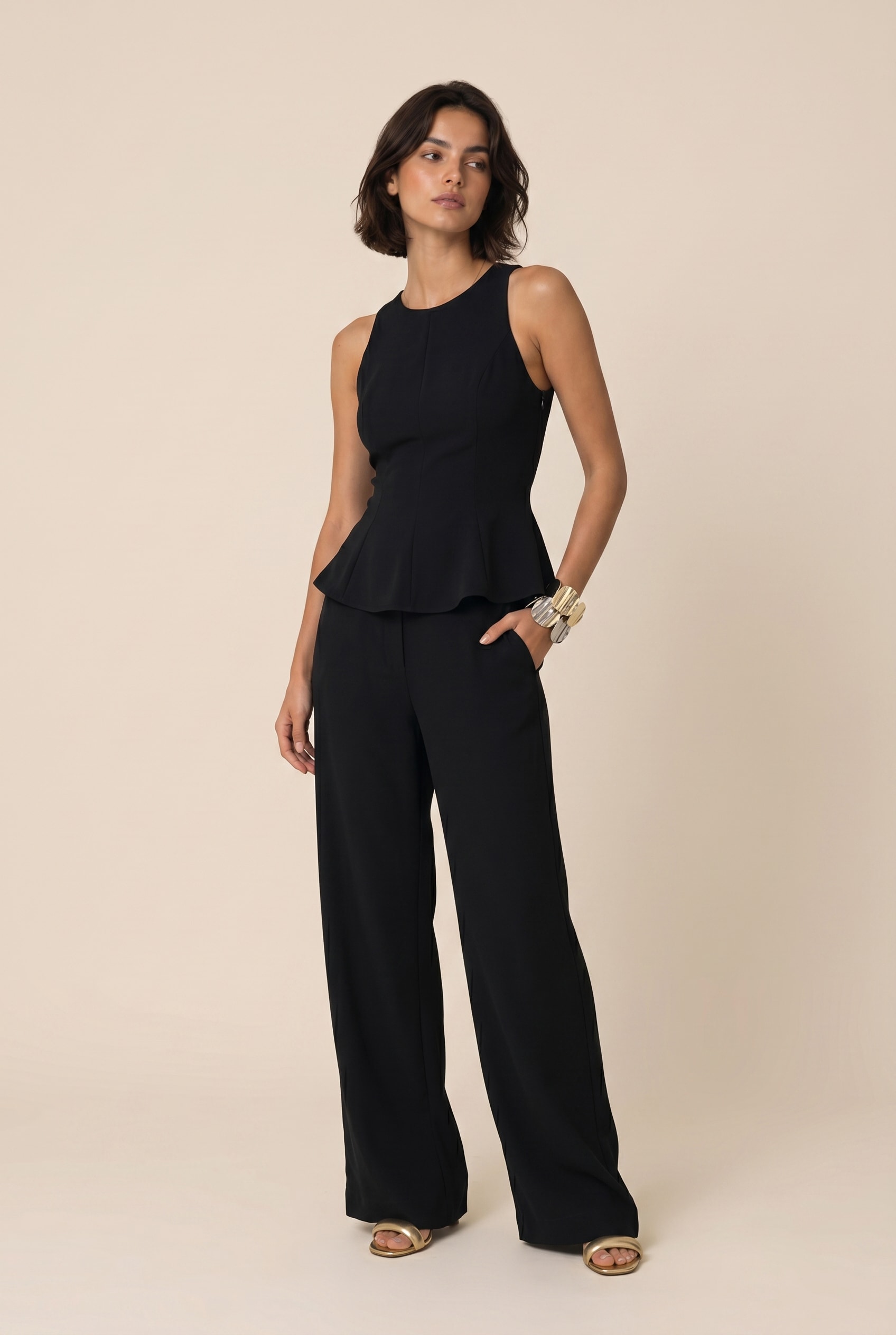 Pantalona Brulee Preto