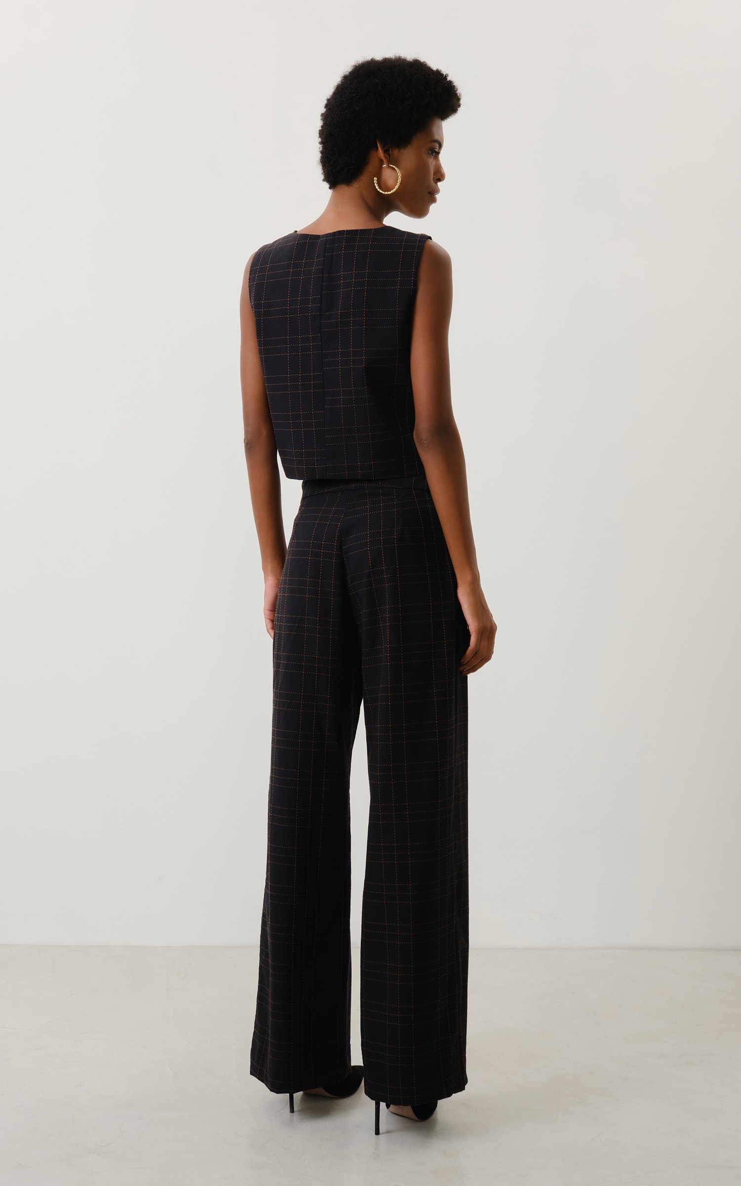 Pantalona Canela Preto