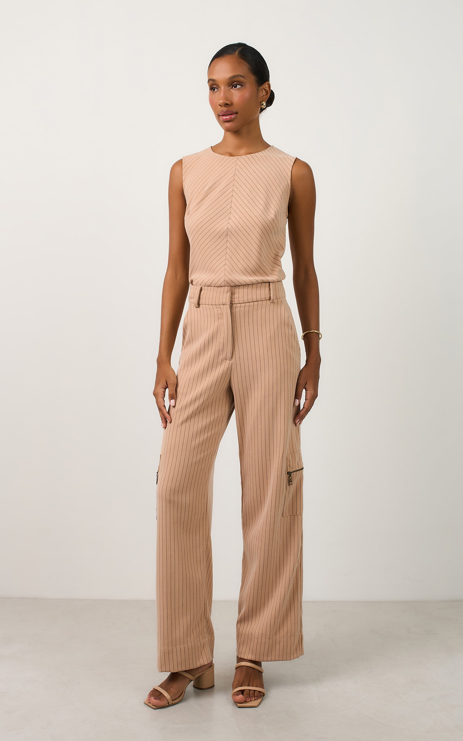 Pantalona Cargo Artico Nude