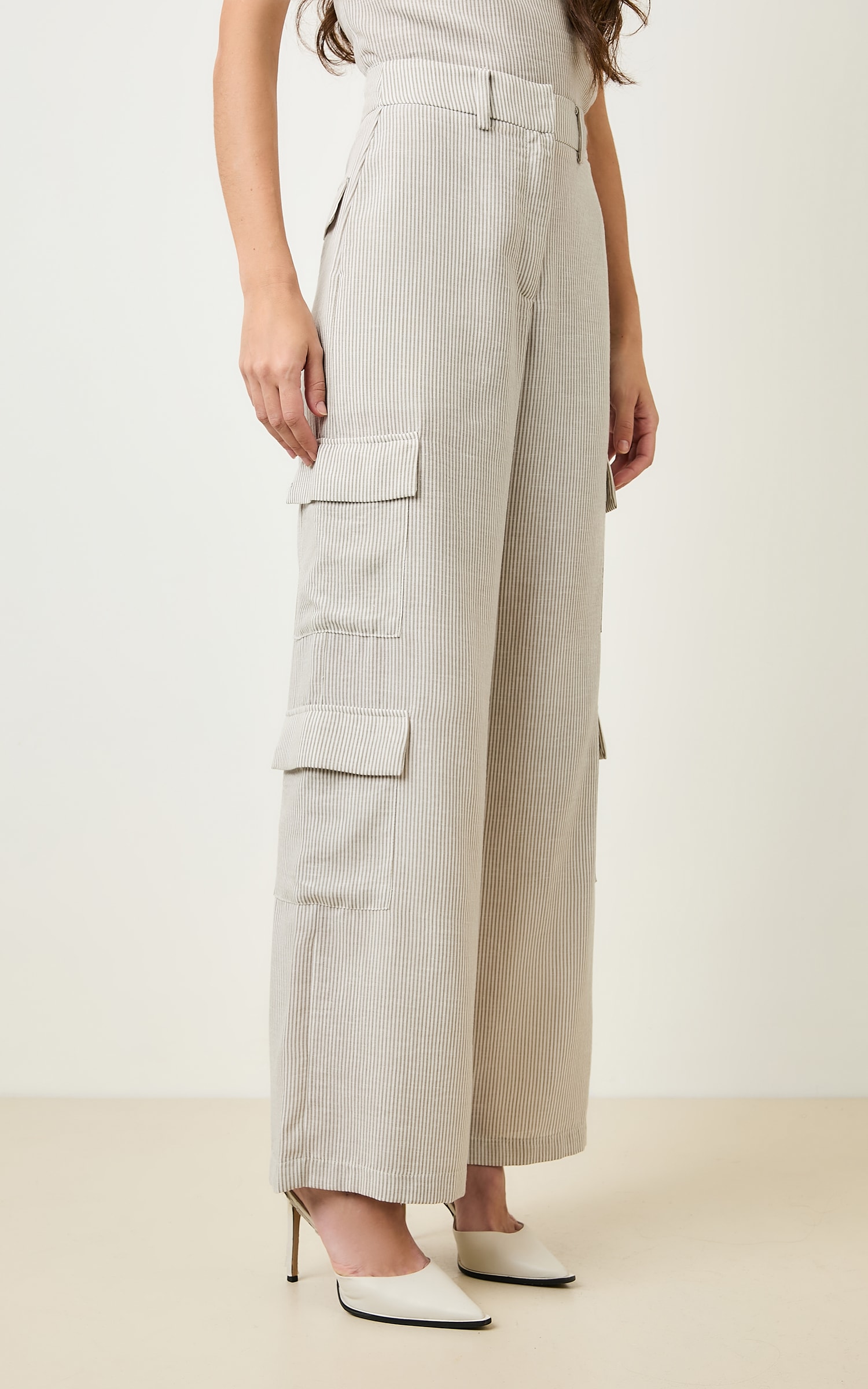 Pantalona Cargo Listrada Athena Caqui