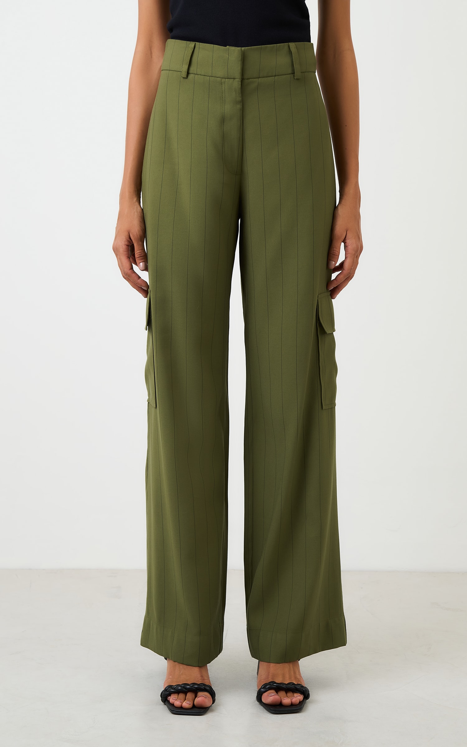 Pantalona Cargo New Risca Verde Militar