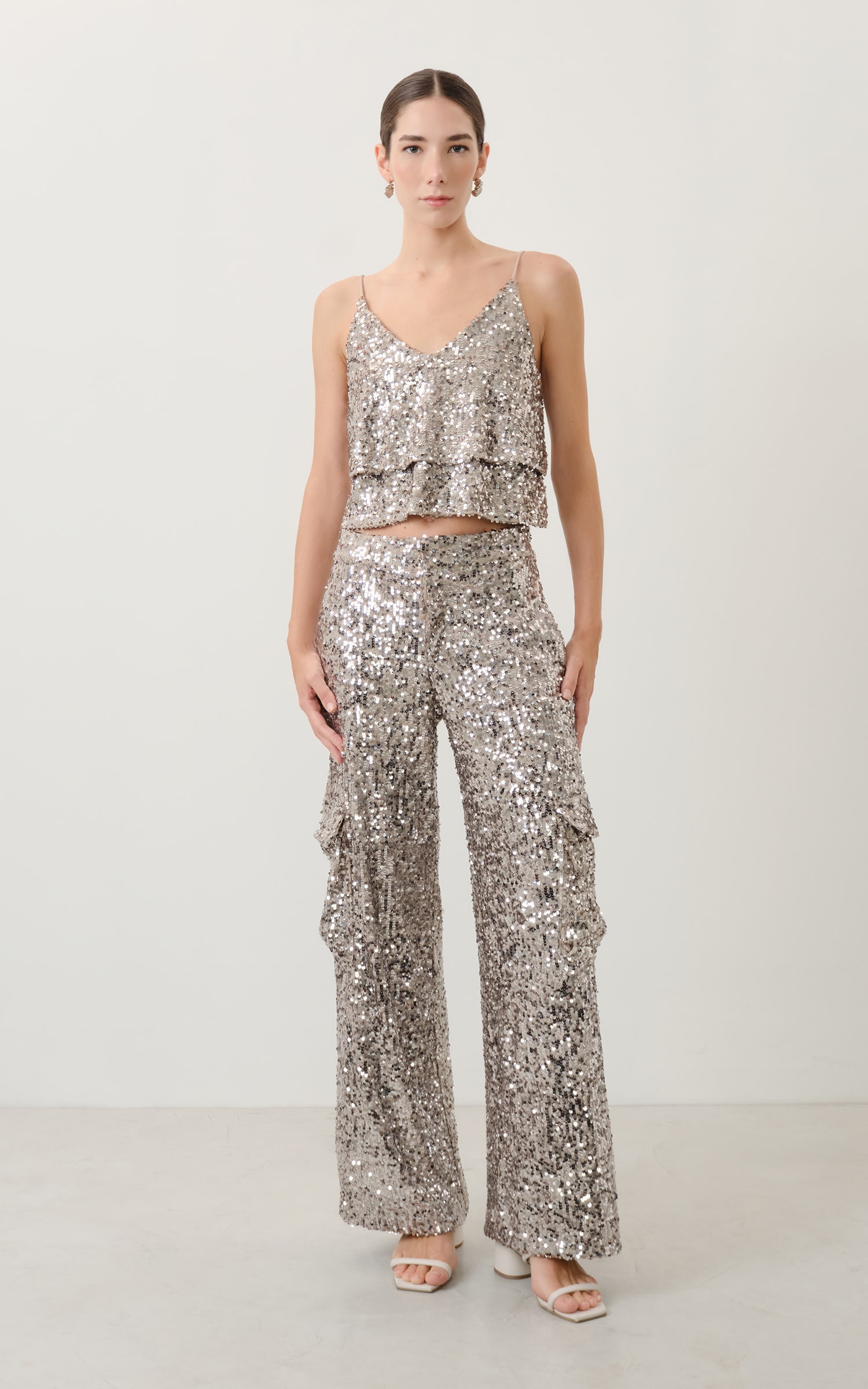 Pantalona Cargo Paete Chumbo