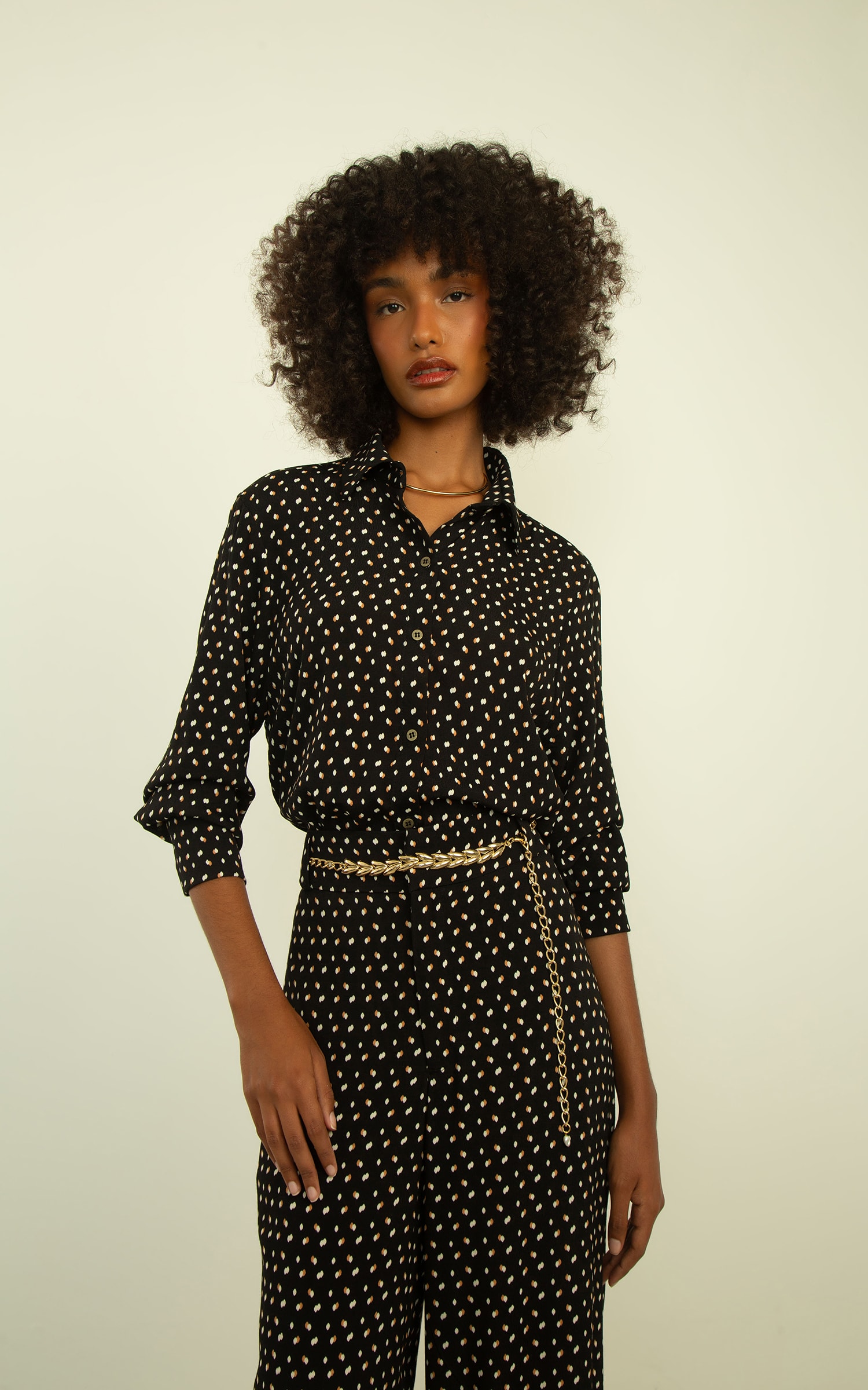 Pantalona Celeste Preto