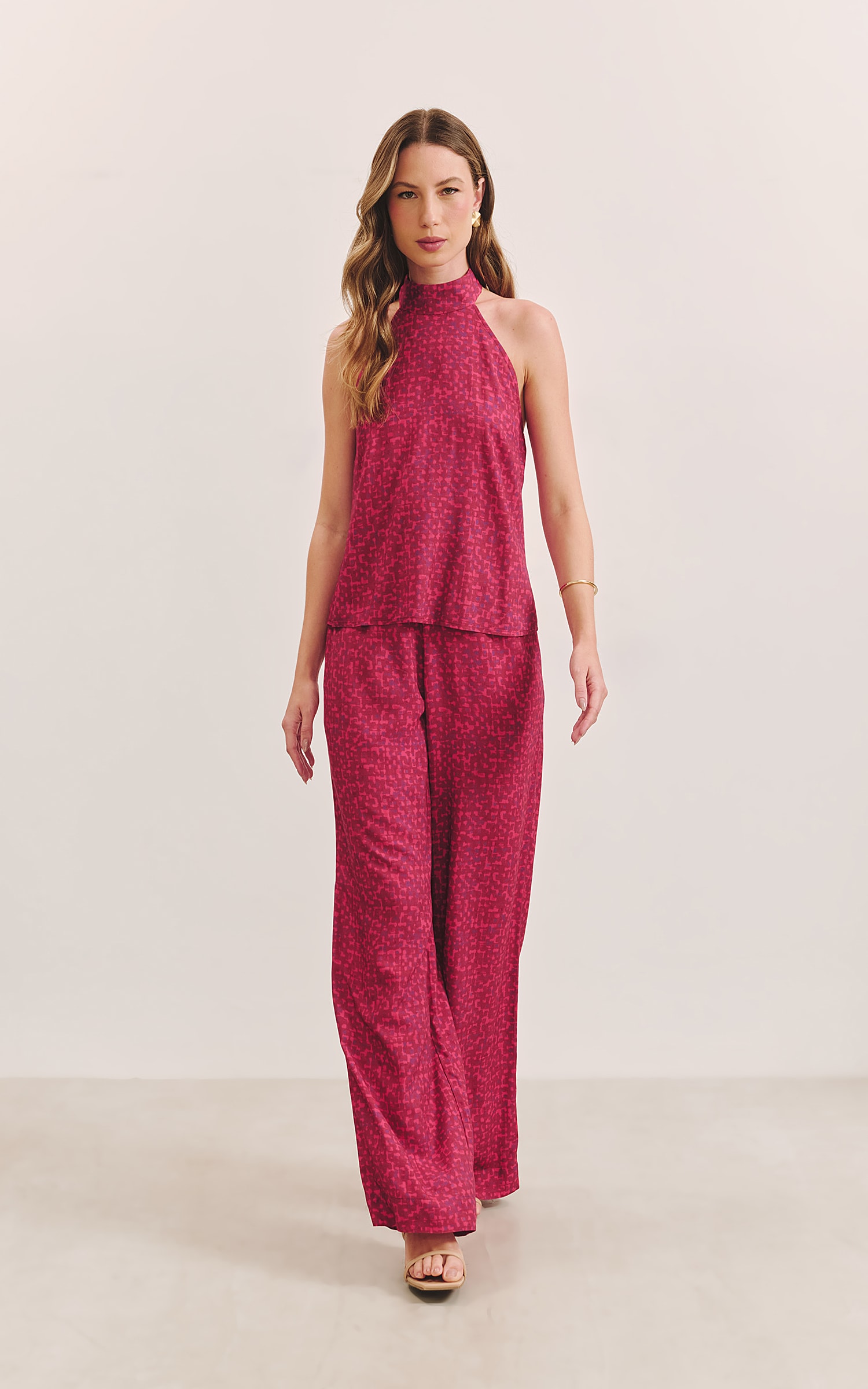 Pantalona Charme Cós Elastico Pitanga
