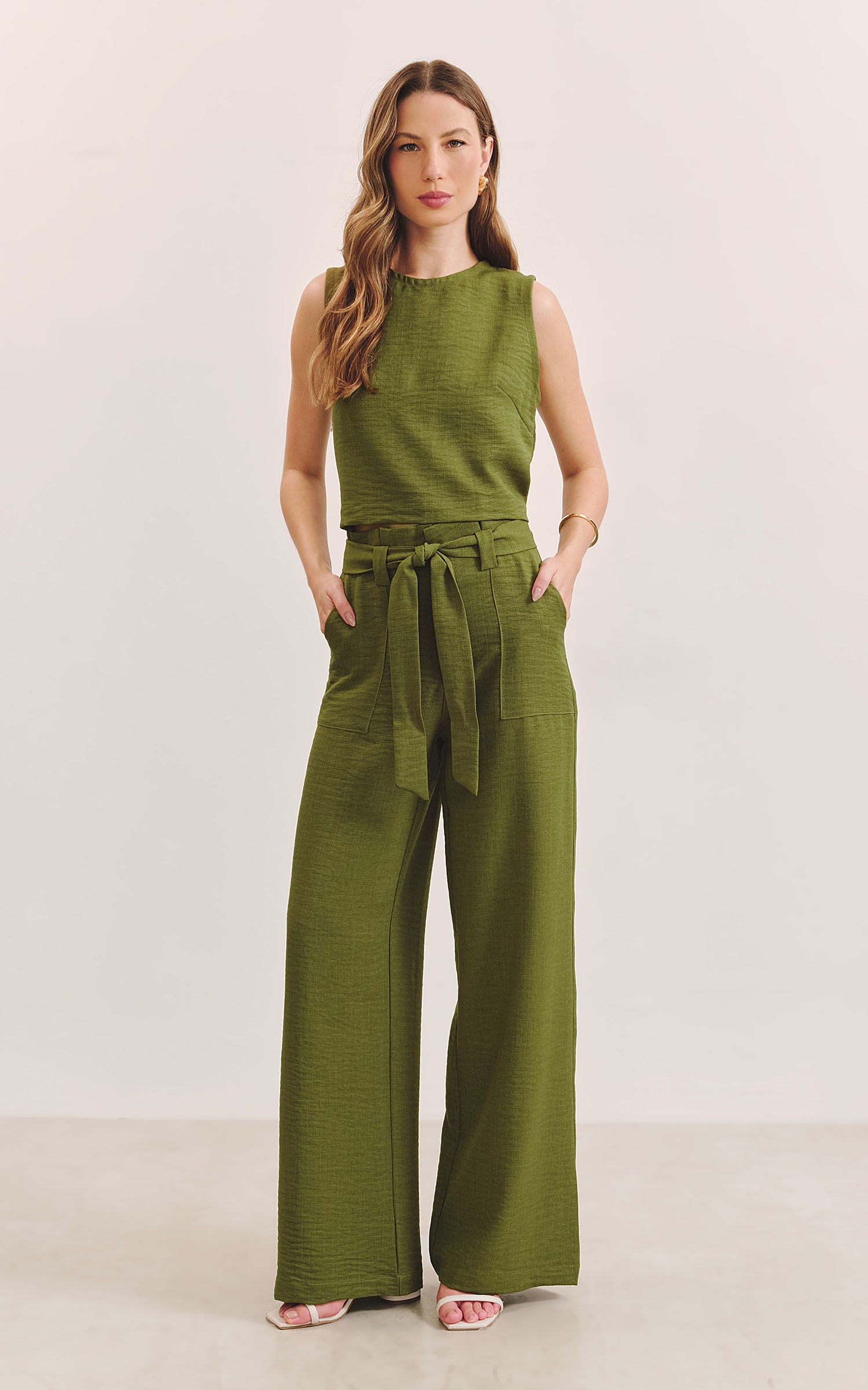 Pantalona Clochard Veron Verde Musgo