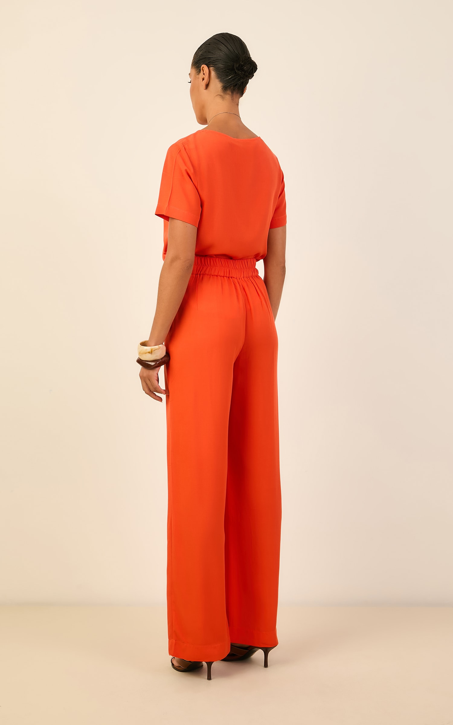 Pantalona Color Coral