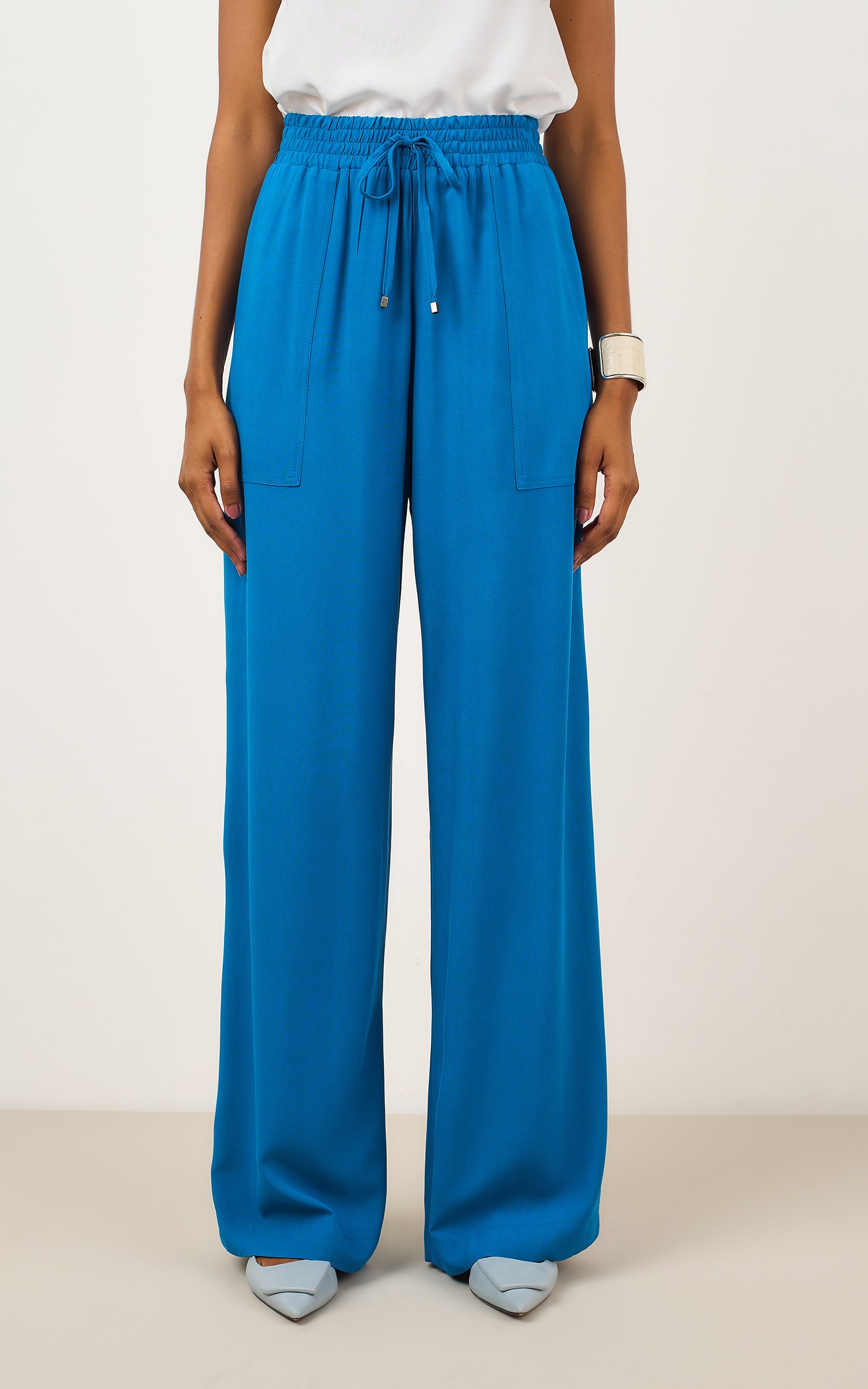 Pantalona Crayon Azul Denim
