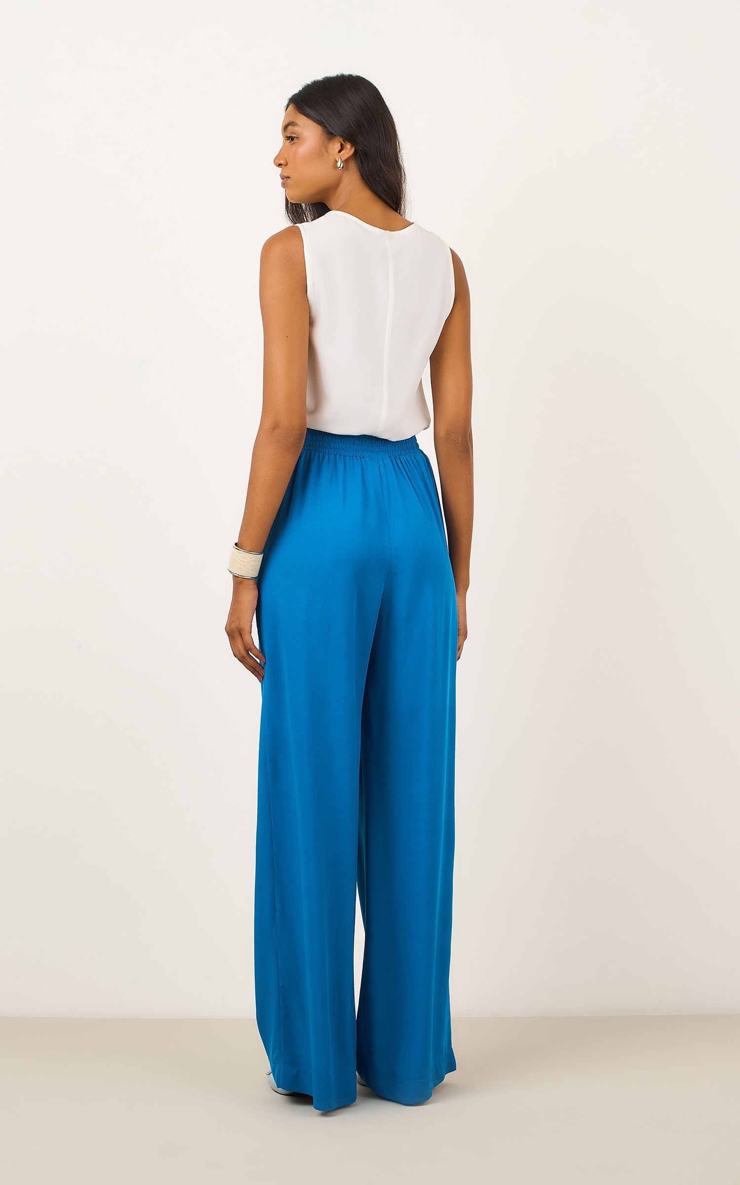 Pantalona Crayon Azul Denim