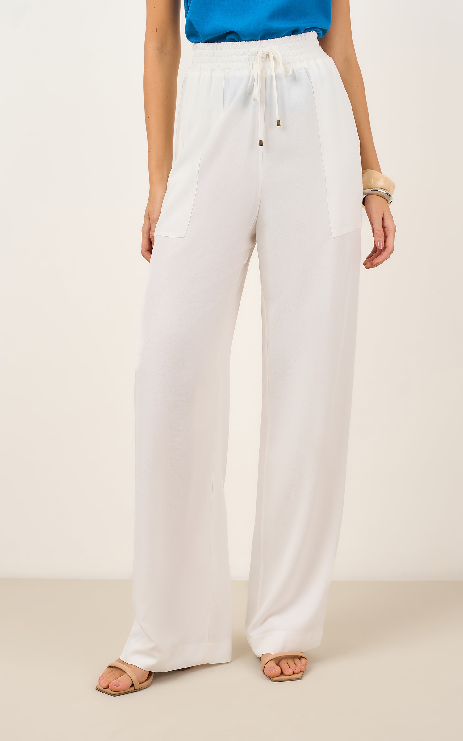 Pantalona Crayon Off White
