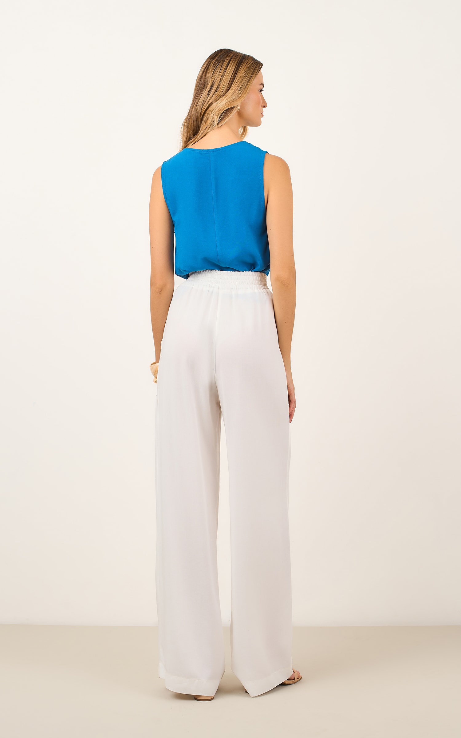 Pantalona Crayon Off White