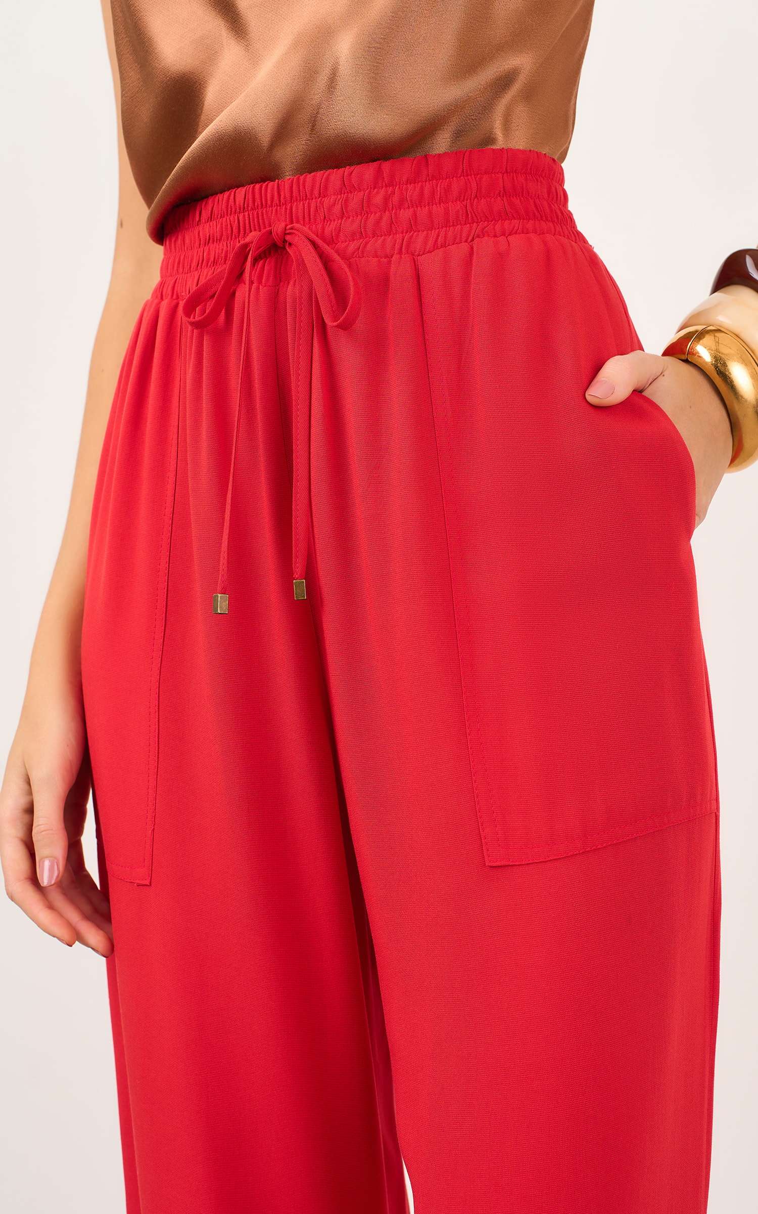 Pantalona Crayon Vermelho