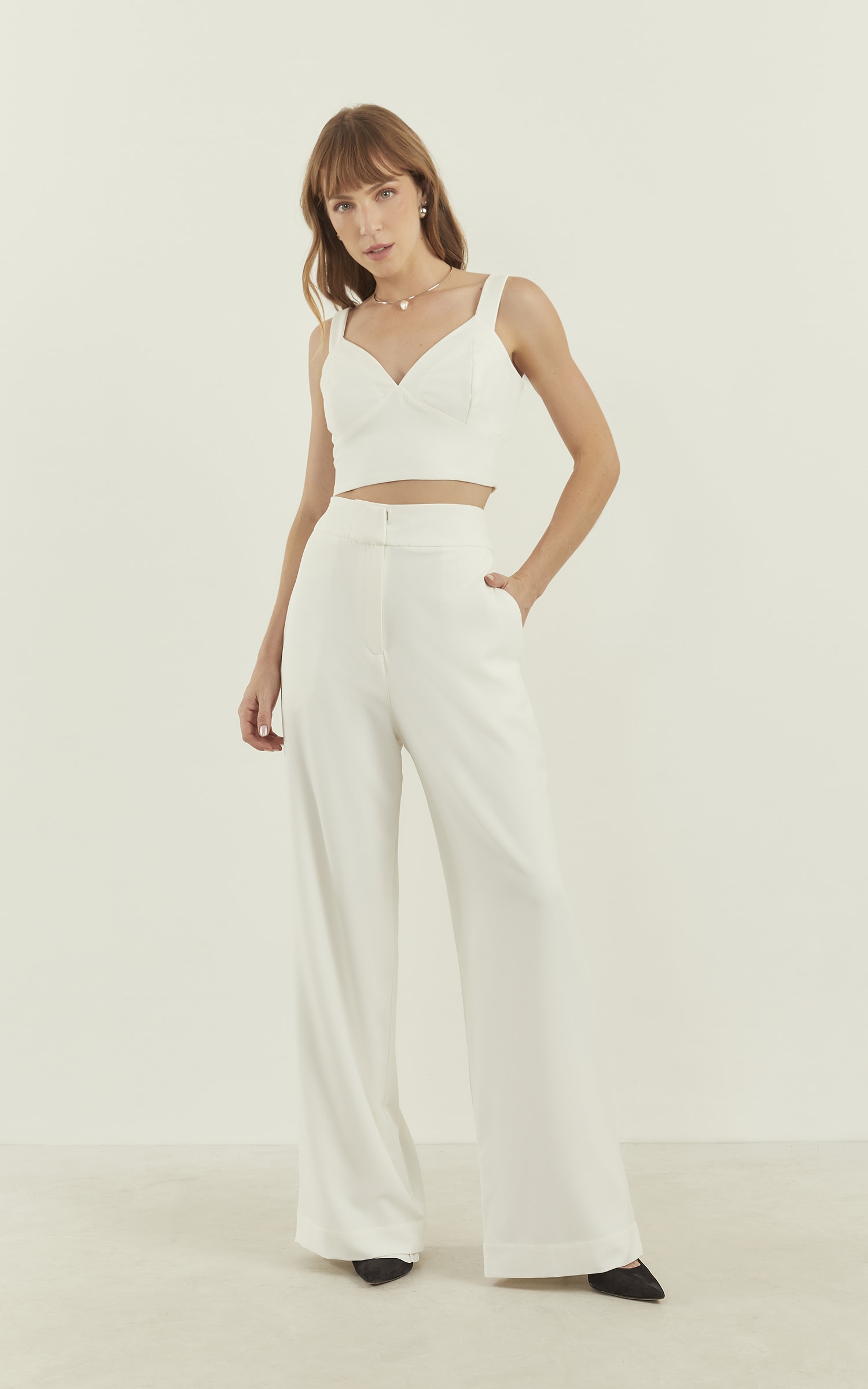 Pantalona Dalia Off White
