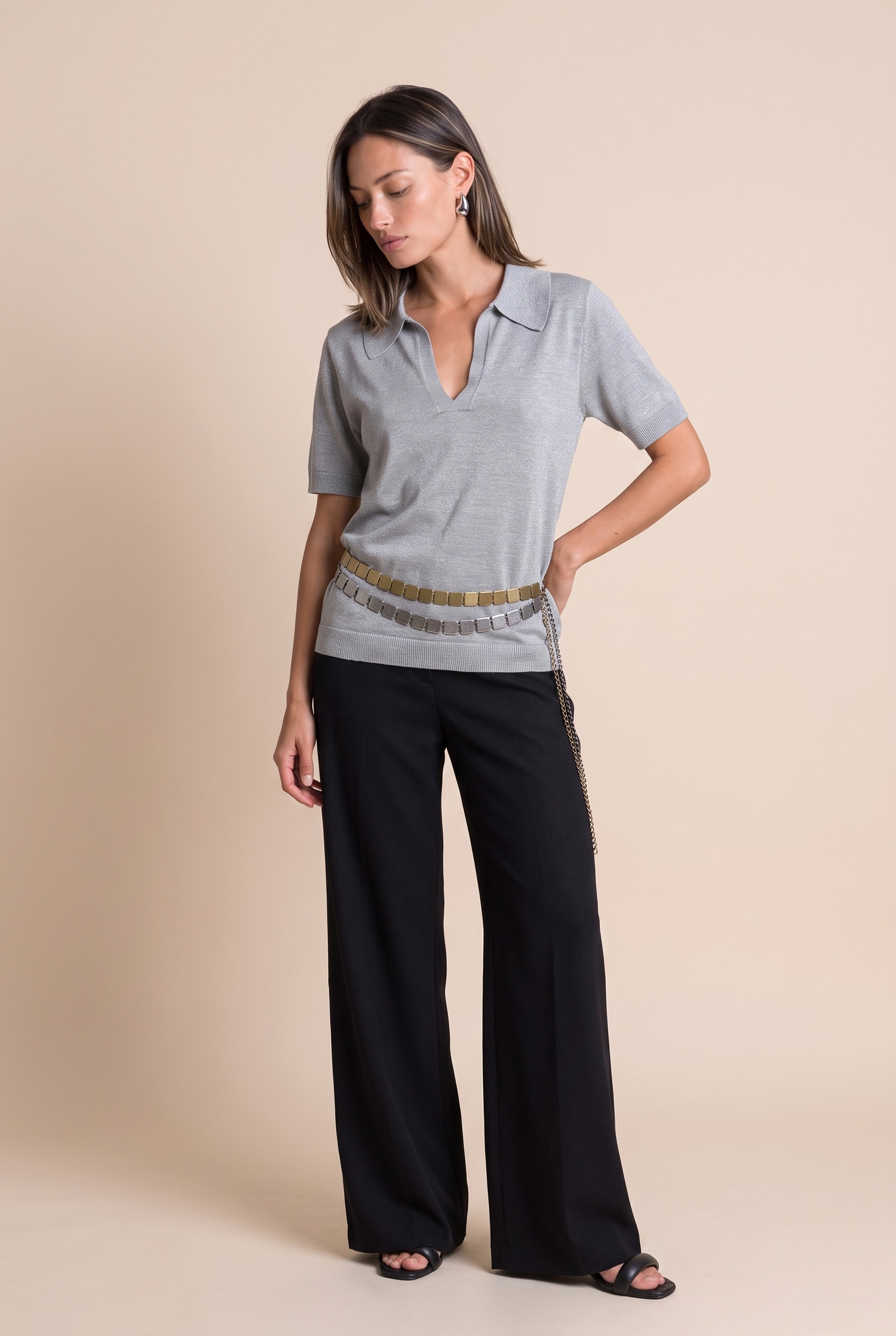 Pantalona Disco Preto