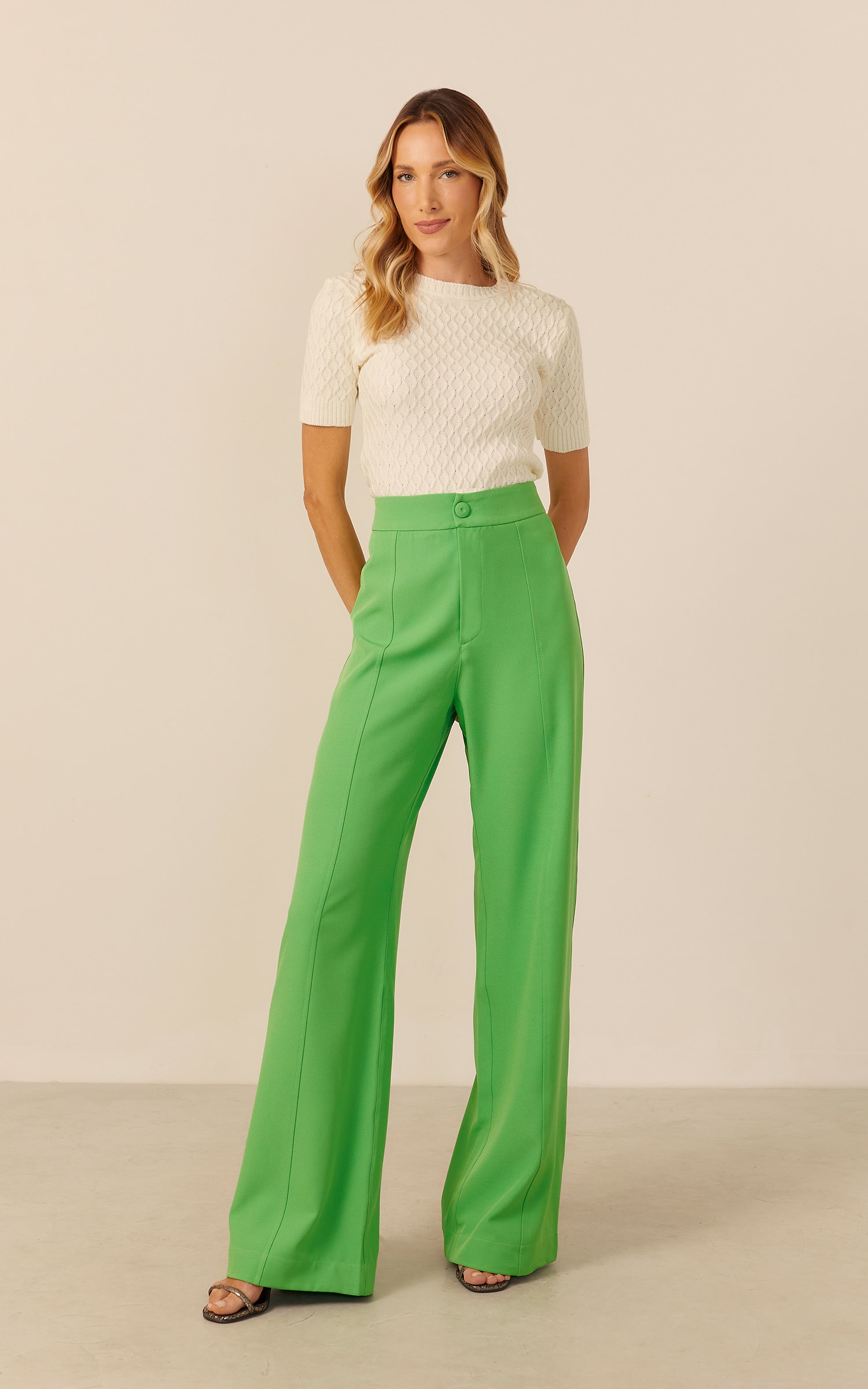 Pantalona Encanto Verde Menta