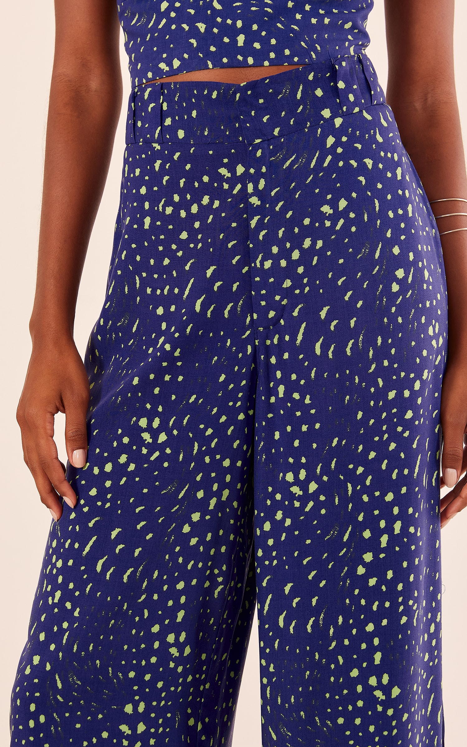 Pantalona Estampa Blanche Azul