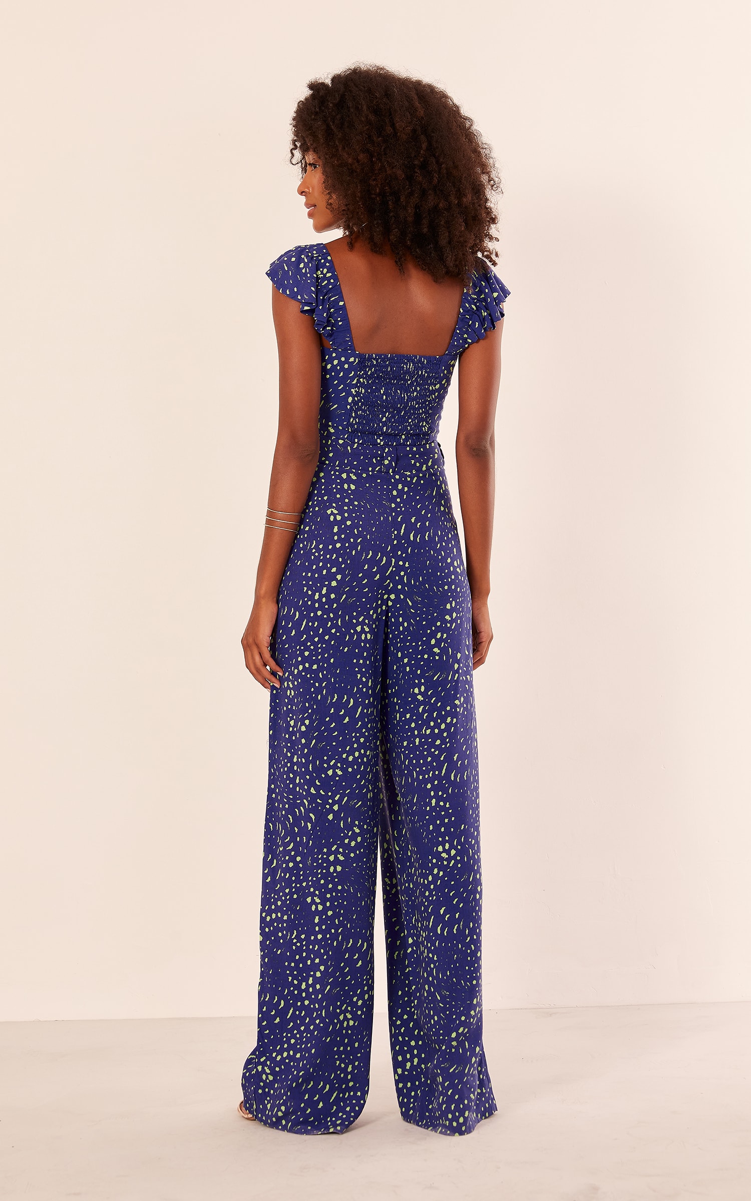 Pantalona Estampa Blanche Azul