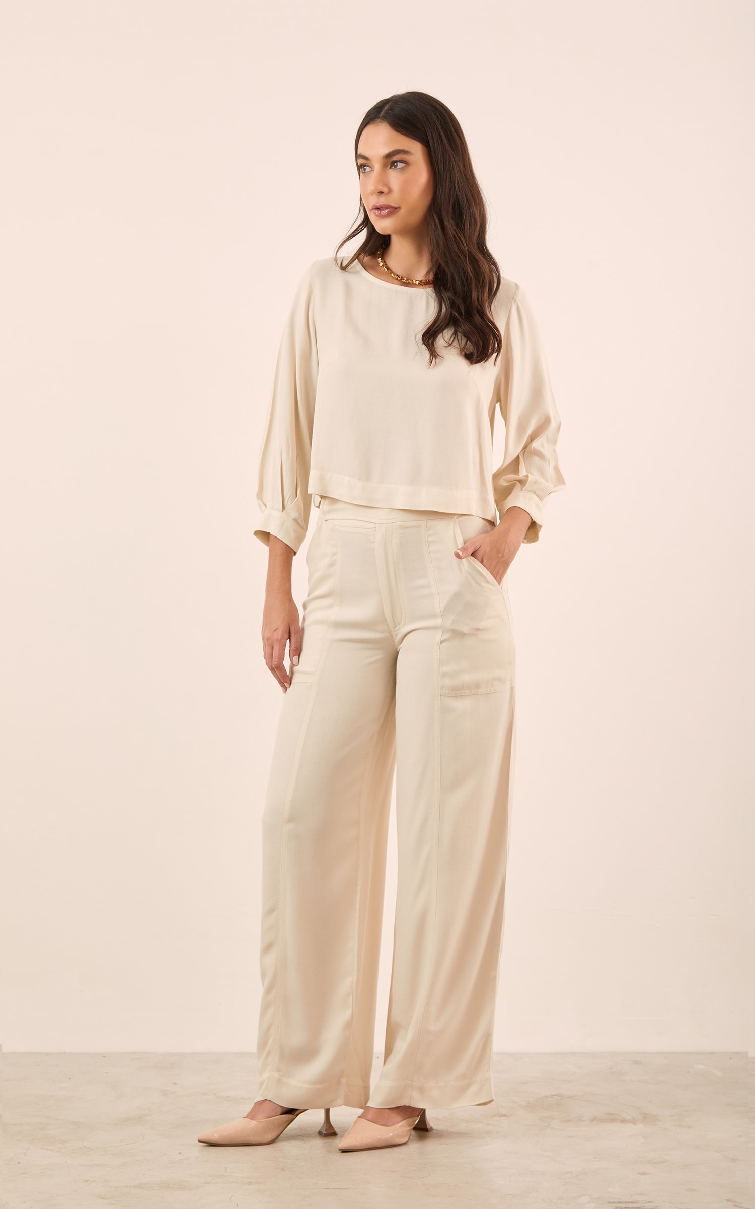 Pantalona Gaia Areia
