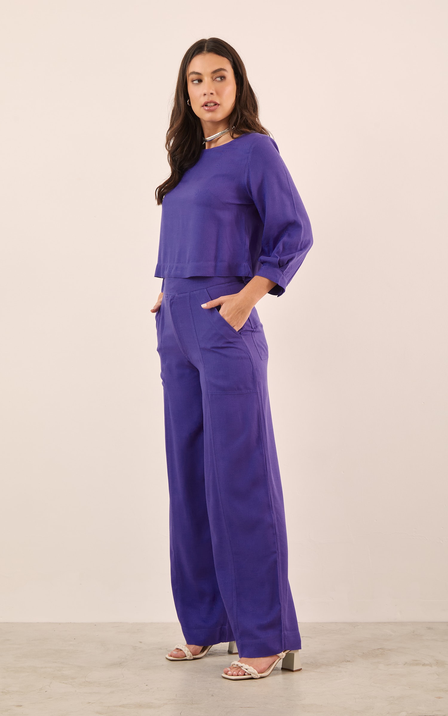 Pantalona Gaia Roxo