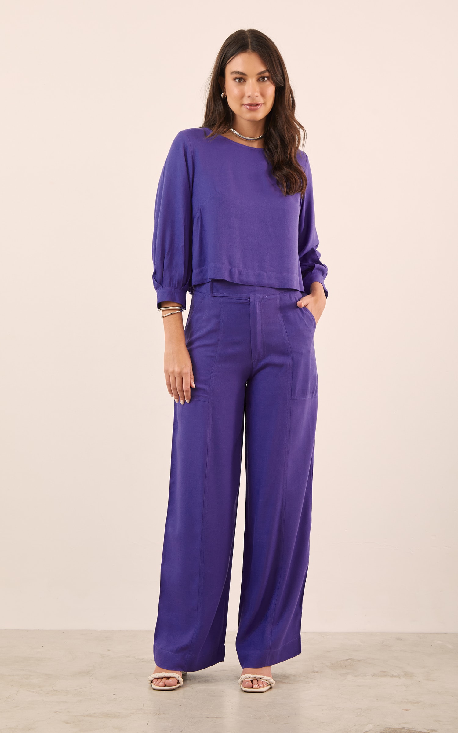 Pantalona Gaia Roxo