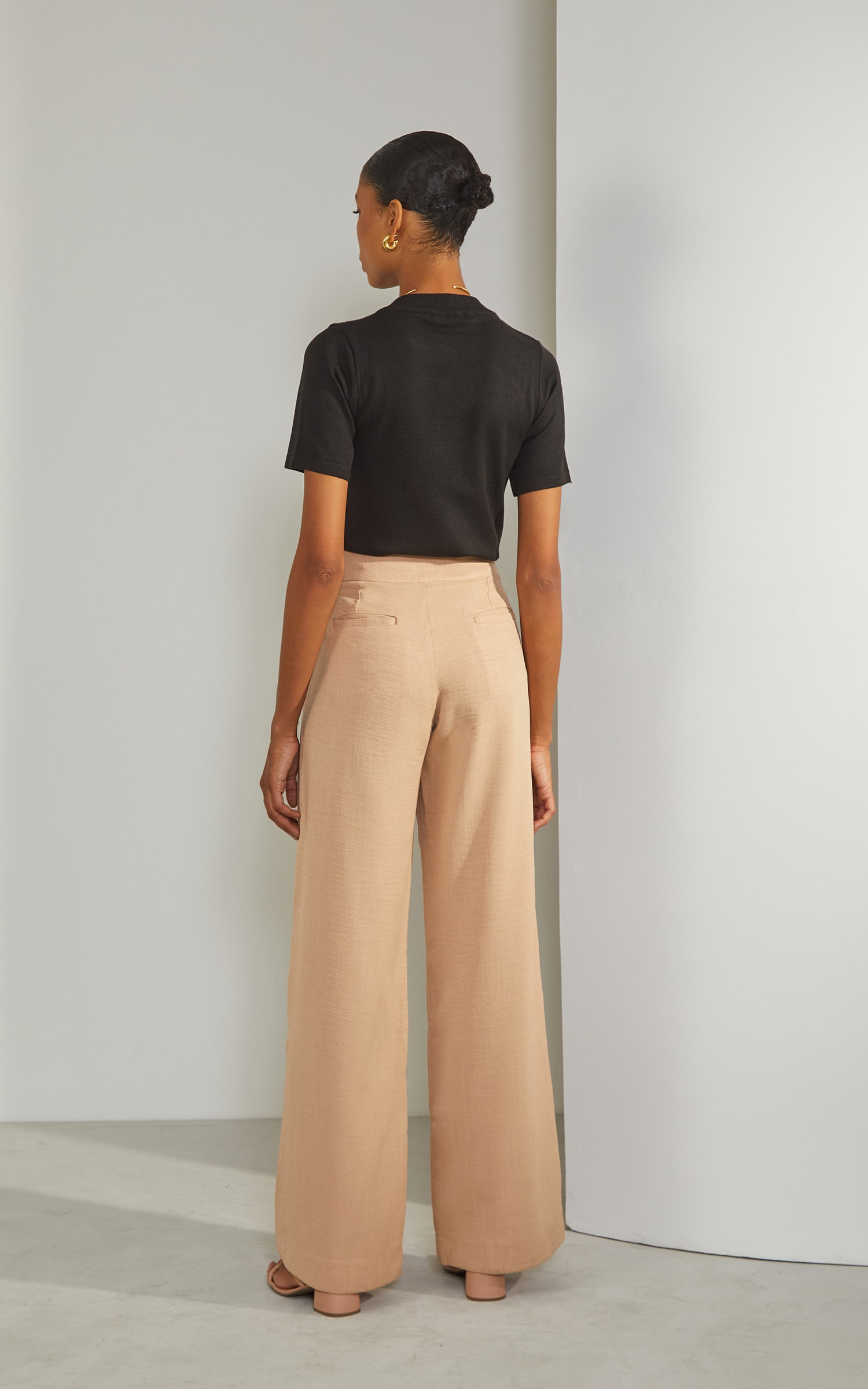 Pantalona Garden Bolsos Caqui