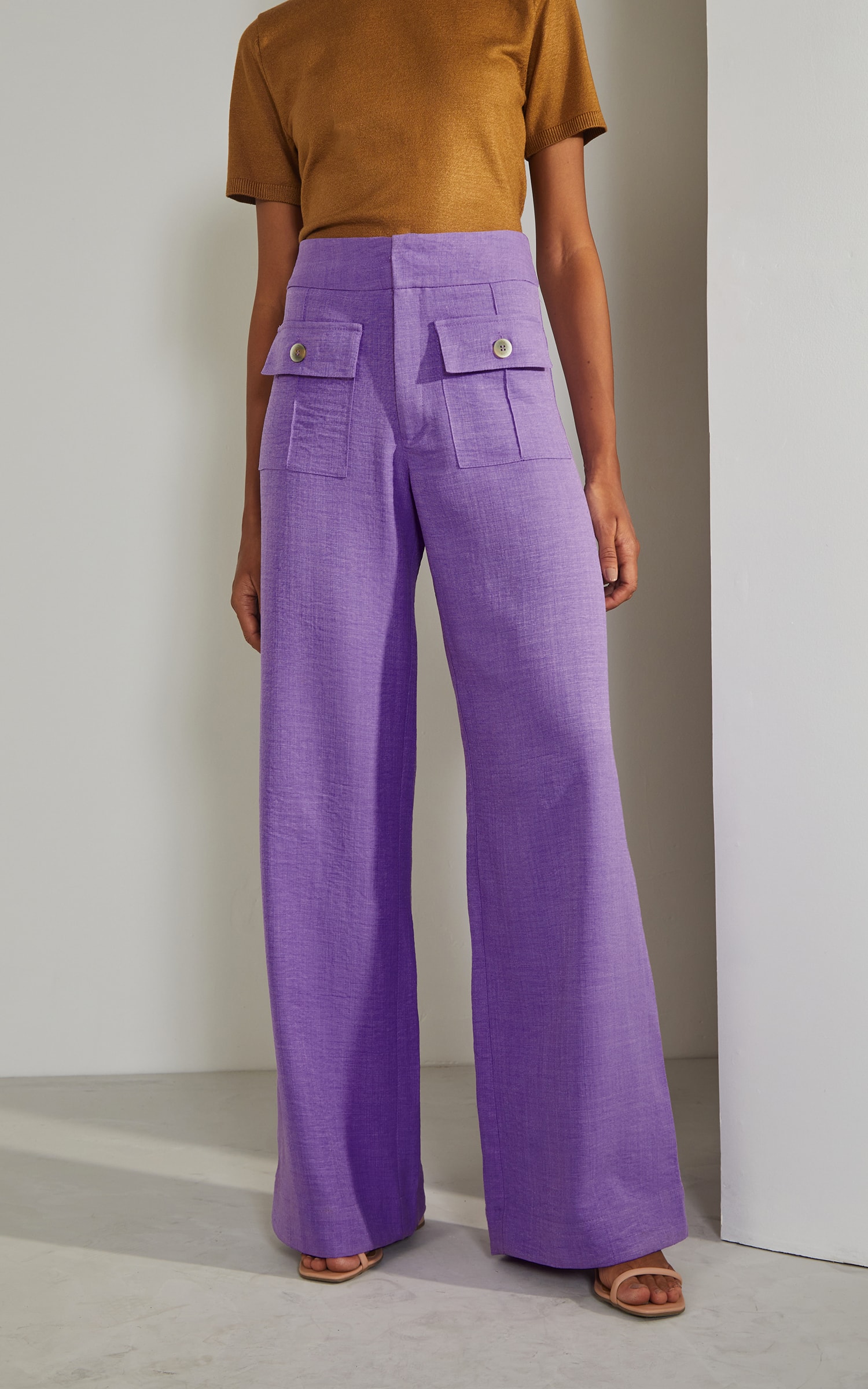 Pantalona Garden Bolsos Lilás