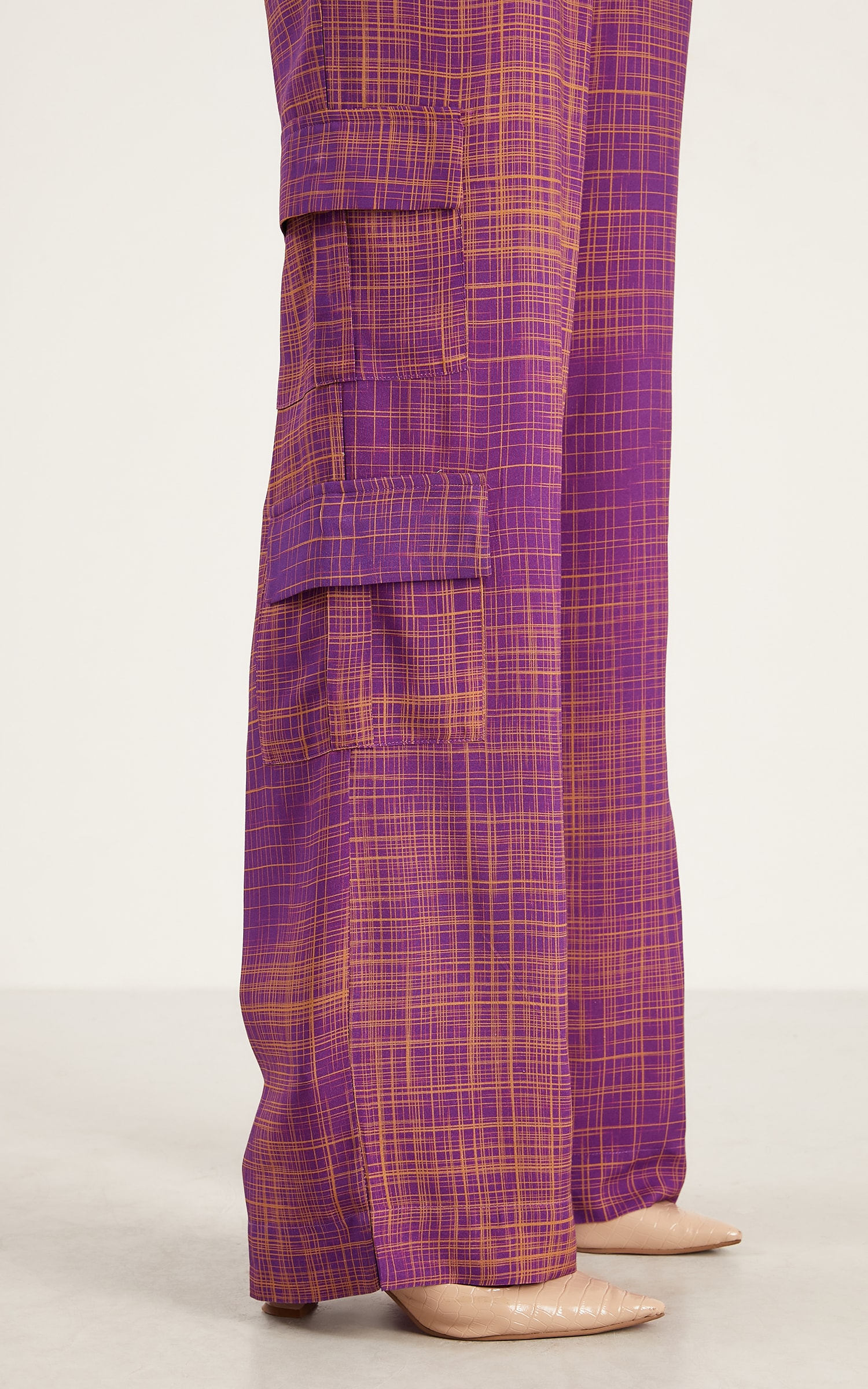 Pantalona Graffic Cargo Mirtilo