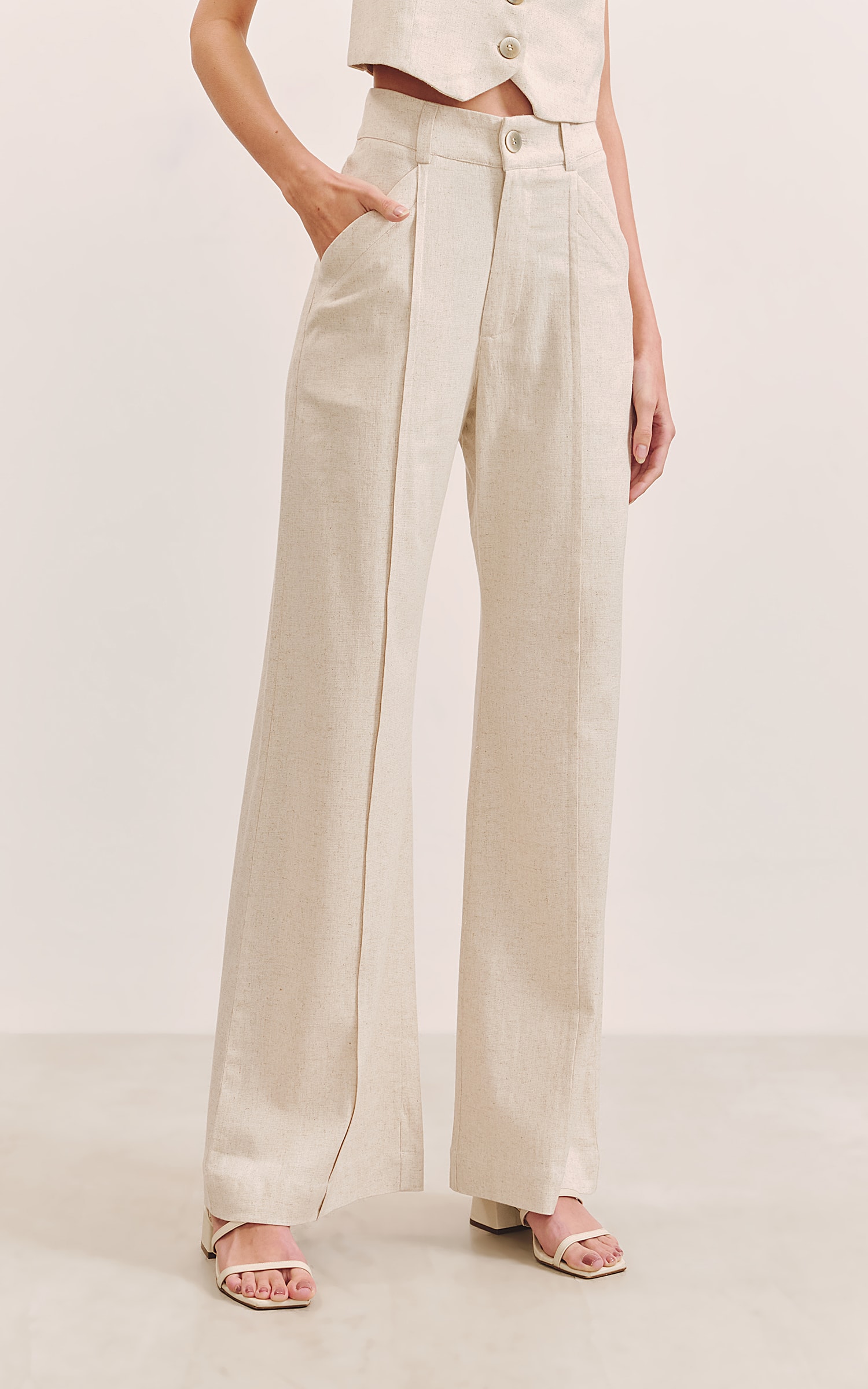 Pantalona Linen Vivo Nature Natural