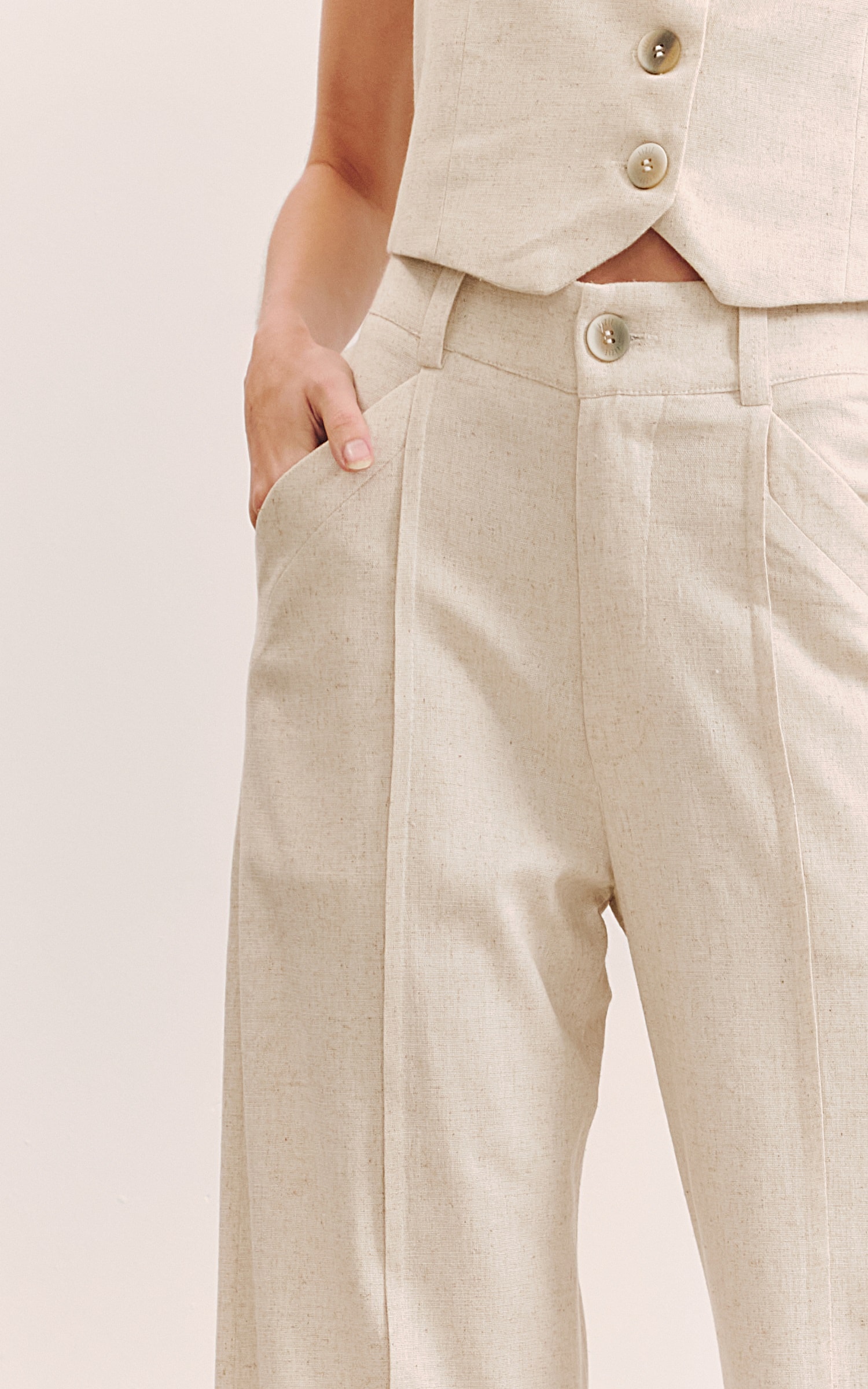 Pantalona Linen Vivo Nature Natural