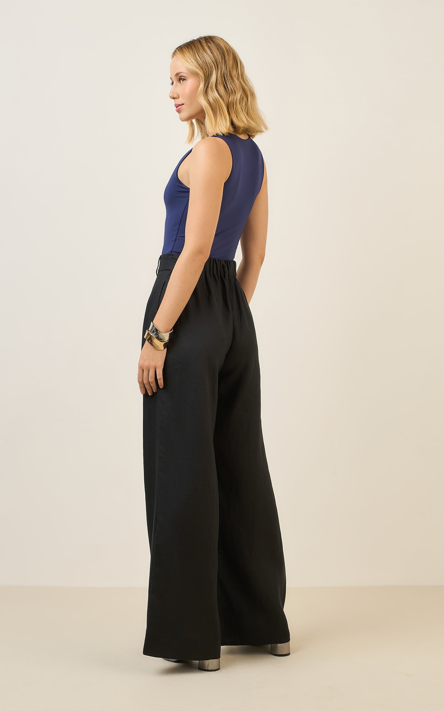 Pantalona Linho Kind Preto
