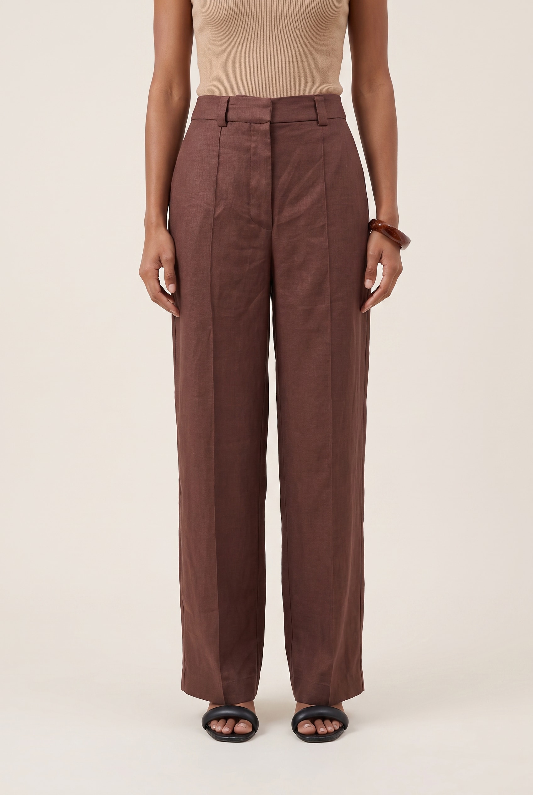 Pantalona Linho Lust Chocolate